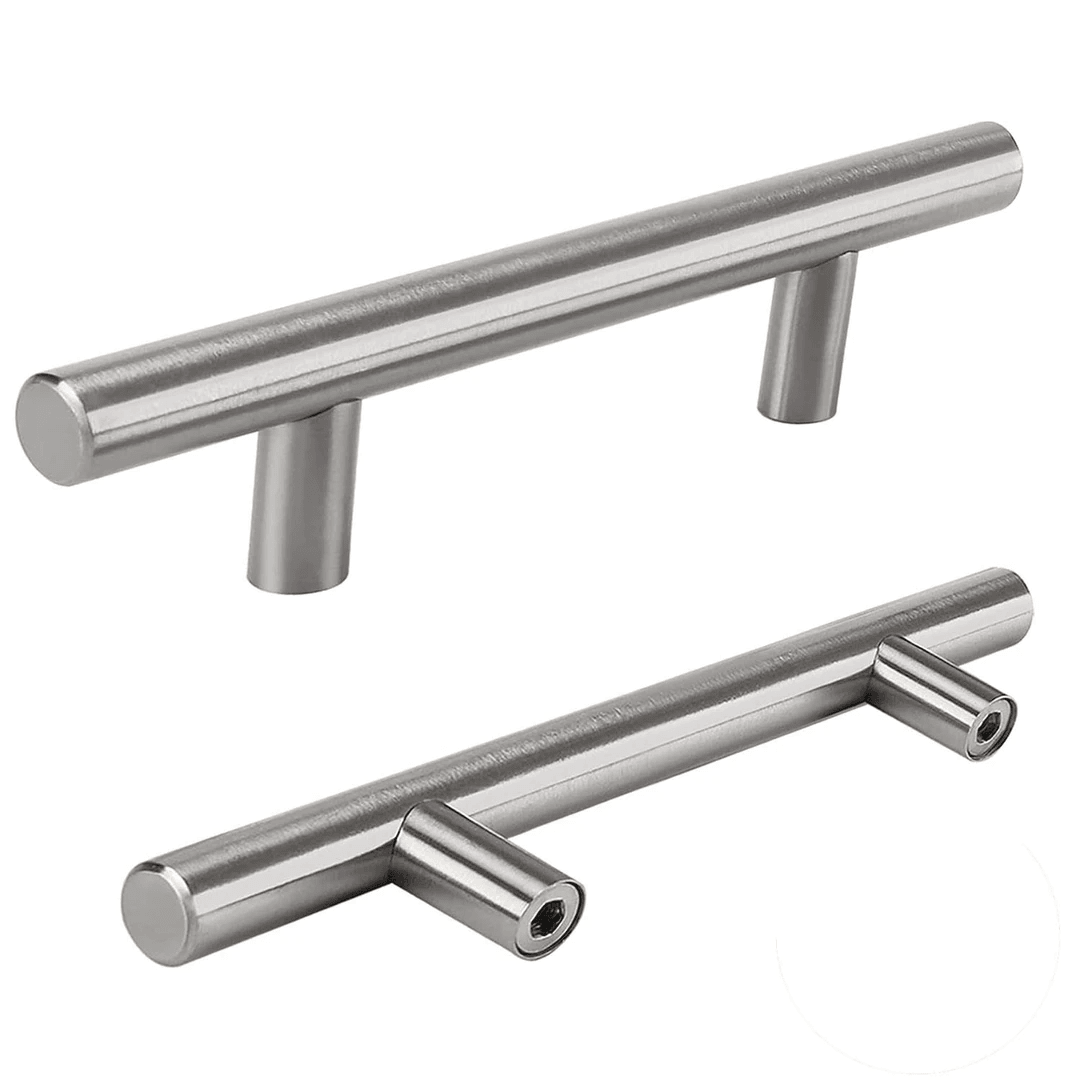Toptan Metal Dolap Kulpu İnox Mutfak Dolabı Mobilya Çekmece Kapak Kulbu Kulpları 96, 128, 192 mm