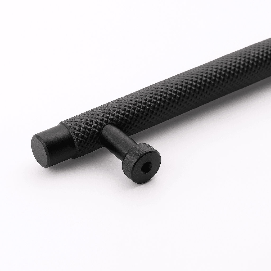 Martin Siyah Metal Kulp 160 mm Mobilya Çekmece Mutfak Dolabı Dolap Modern Kapak Kulpları Grip Desen