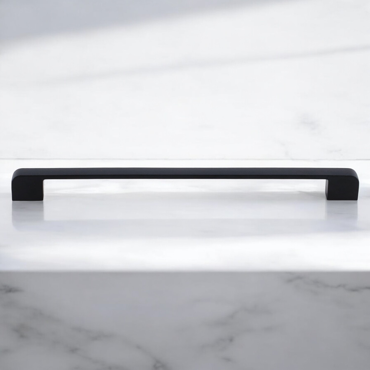 10 Adet Radus 256 mm - 25.6 cm Siyah Metal Mobilya Çekmece Mutfak Dolabı Dolap Kulpları Kulbu Kulpu