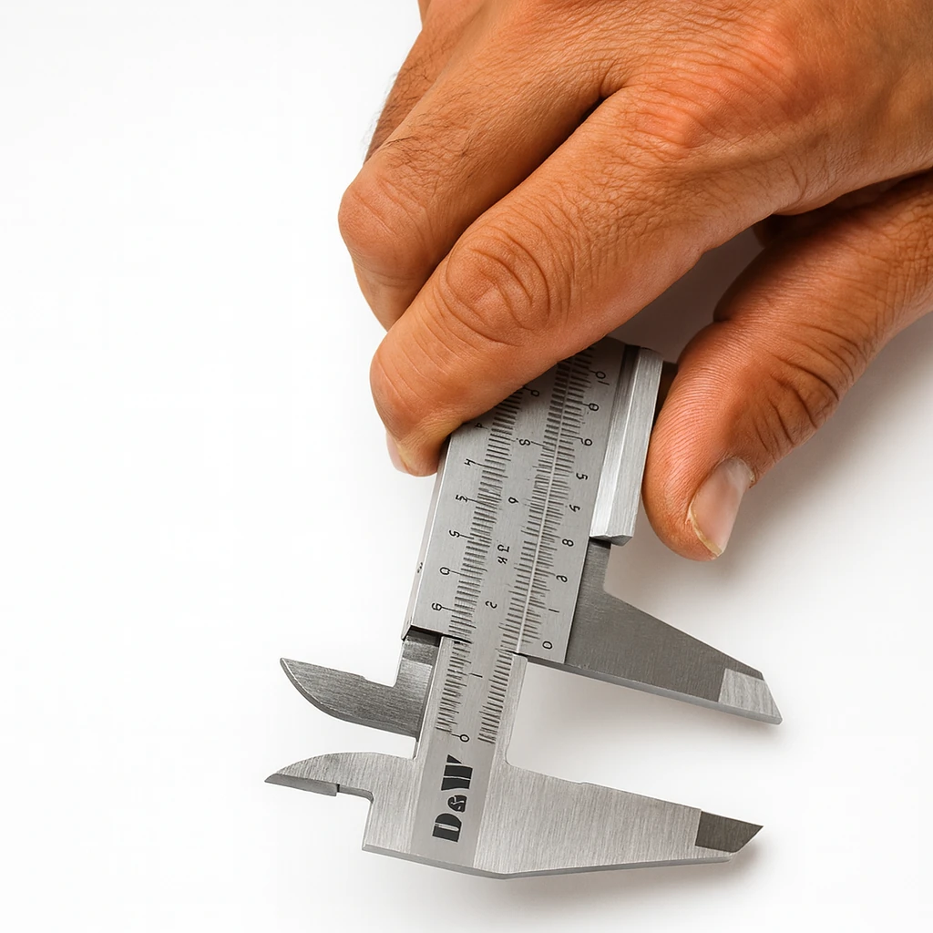 Kilitli Mekanik Kumpas Monoblok Metal Gövde 0.02 Hassasiyet 150 mm İç Dış Derinlik Ölçüm Aleti