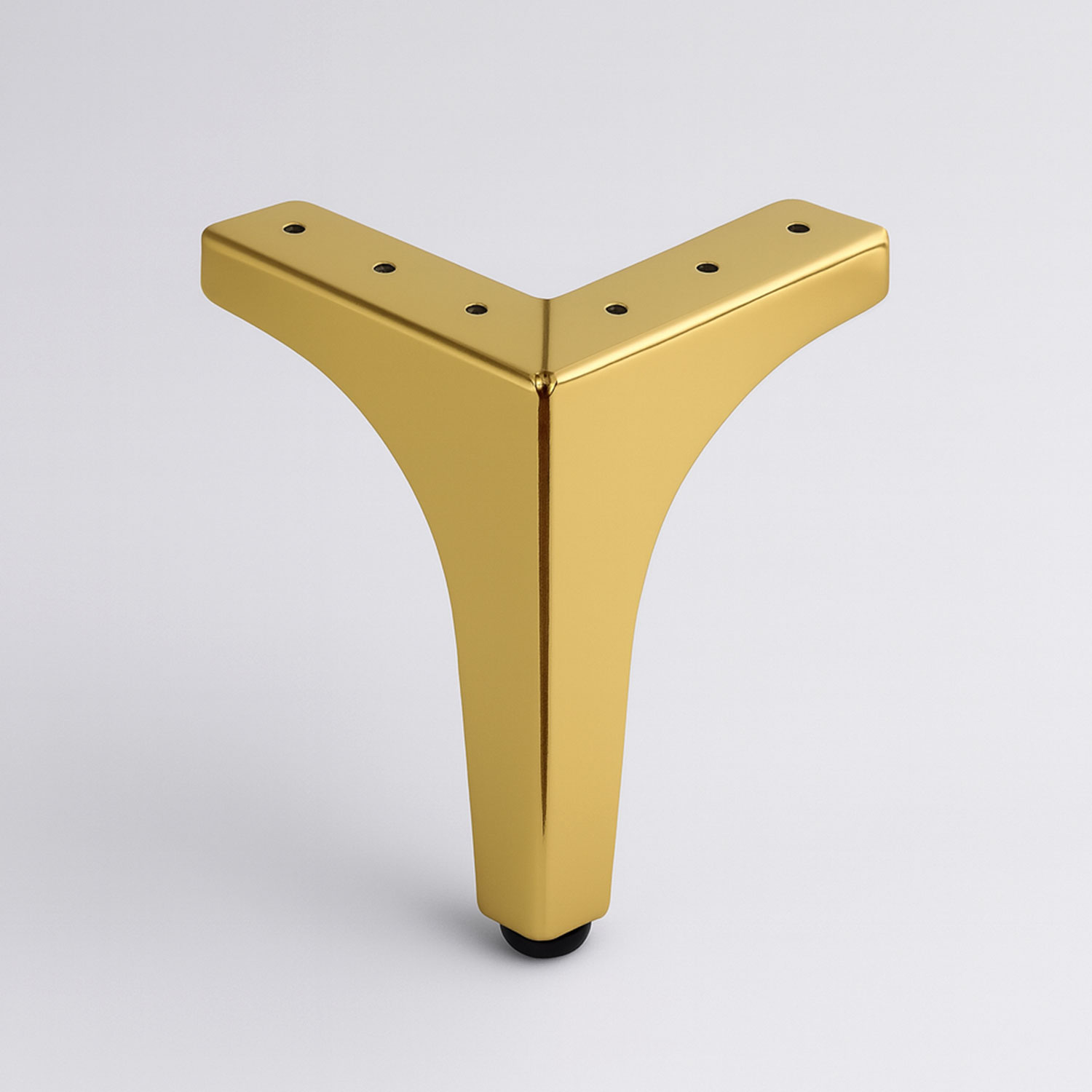 Dekor 12 cm Gold Altın Metal Mobilya Ayağı Dayanıklı Modern Tasarım Koltuk Sehpa Masa TV Ünitesi