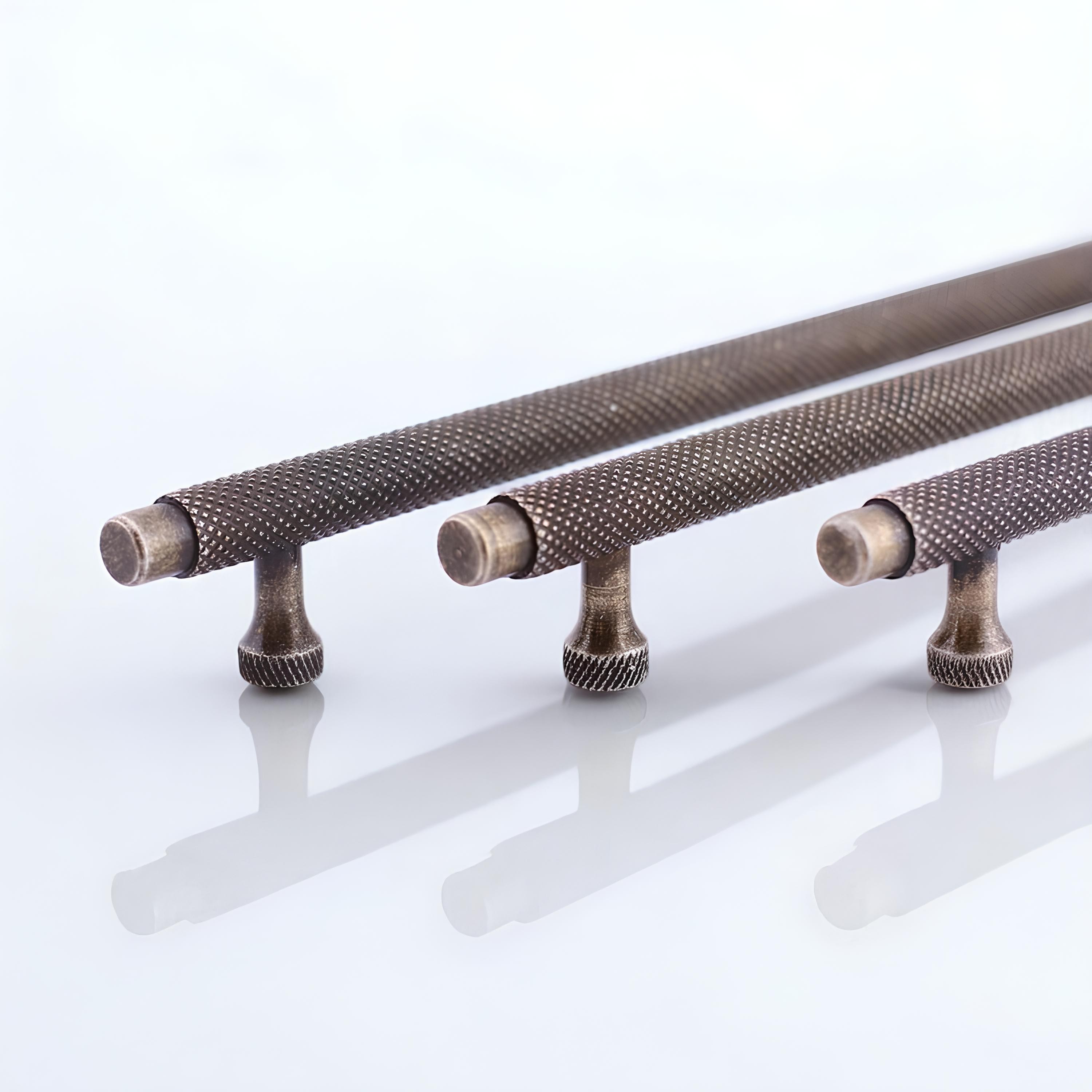 Martin Eskitme Antik Sarı Metal Kulp 224 mm Mobilya Çekmece Mutfak Dolabı Dolap Modern Kapak Kulplar