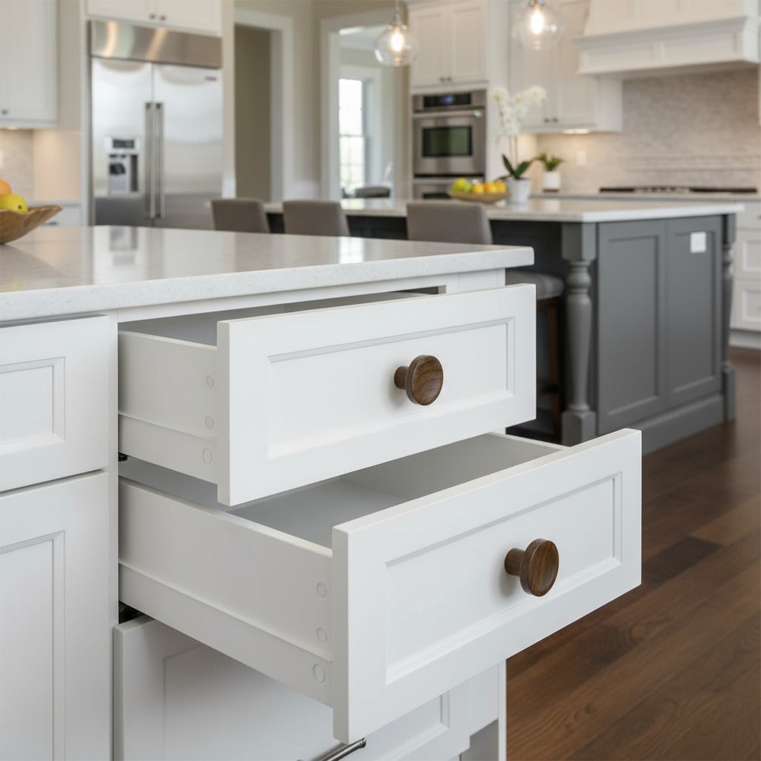 Tek Vidalı Bohem İç Bükey Plastik Düğme Kulp Kestane Kahvesi Renk Mobilya Dolap Çekmece Kulpu Kulbu