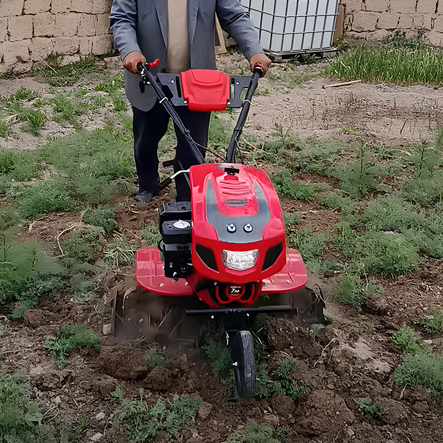 Benzinli Çapa Makinesi KGL100ZH 7 Hp Güçlü Motorlu Bahçe Toprak Çapalama ve Tarım İşleme Makinesi