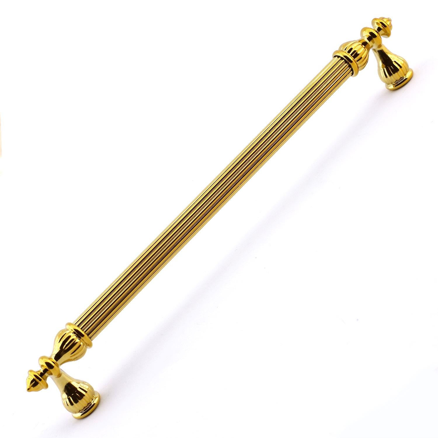 Şah Kulp Mobilya Mutfak Dolabı Çekmece Dolap Kulpları Kapak Kulpu Kulbu Gold Altın 160 mm Metal