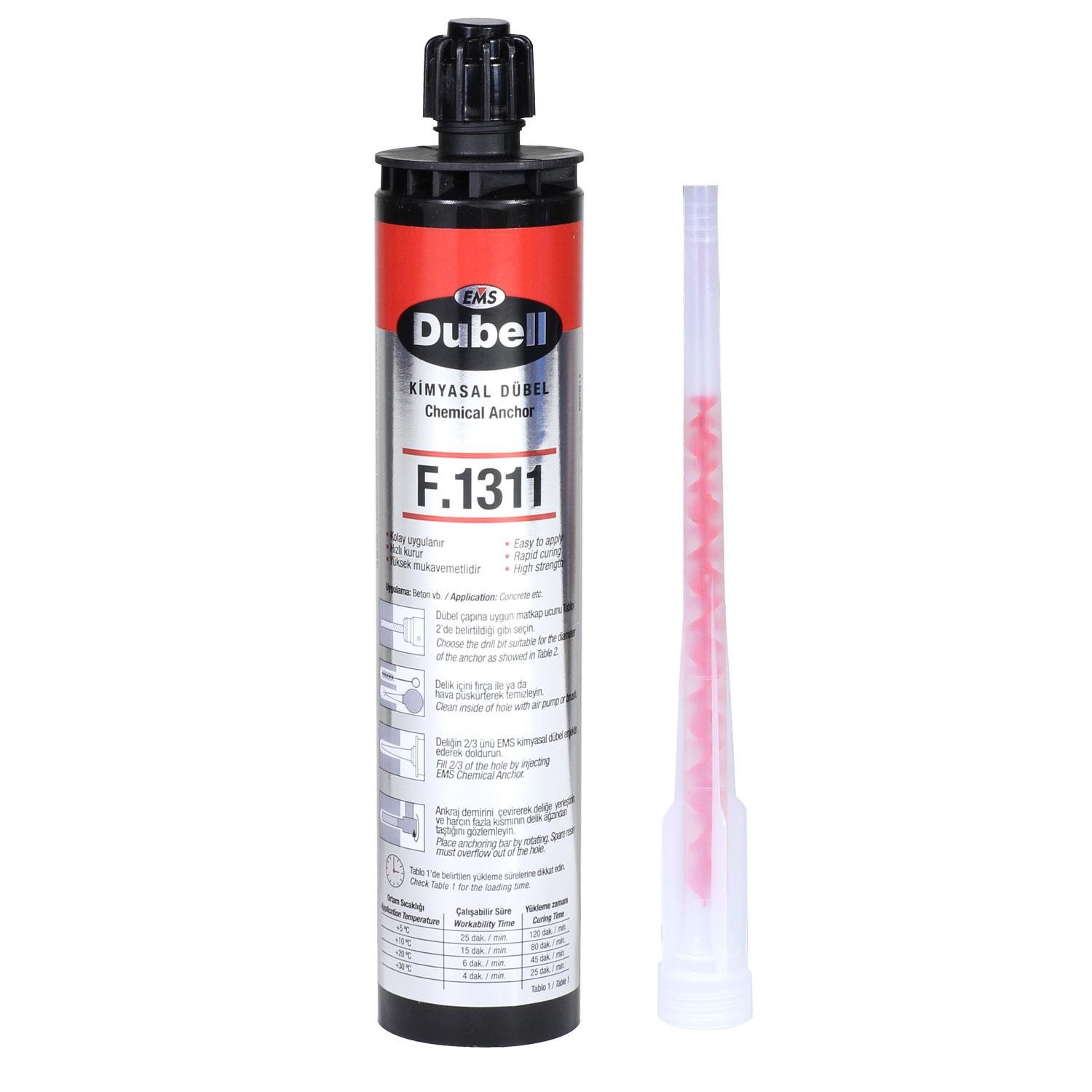 Ems F.1311 Epoksi Kimyasal Dübel 300 mL