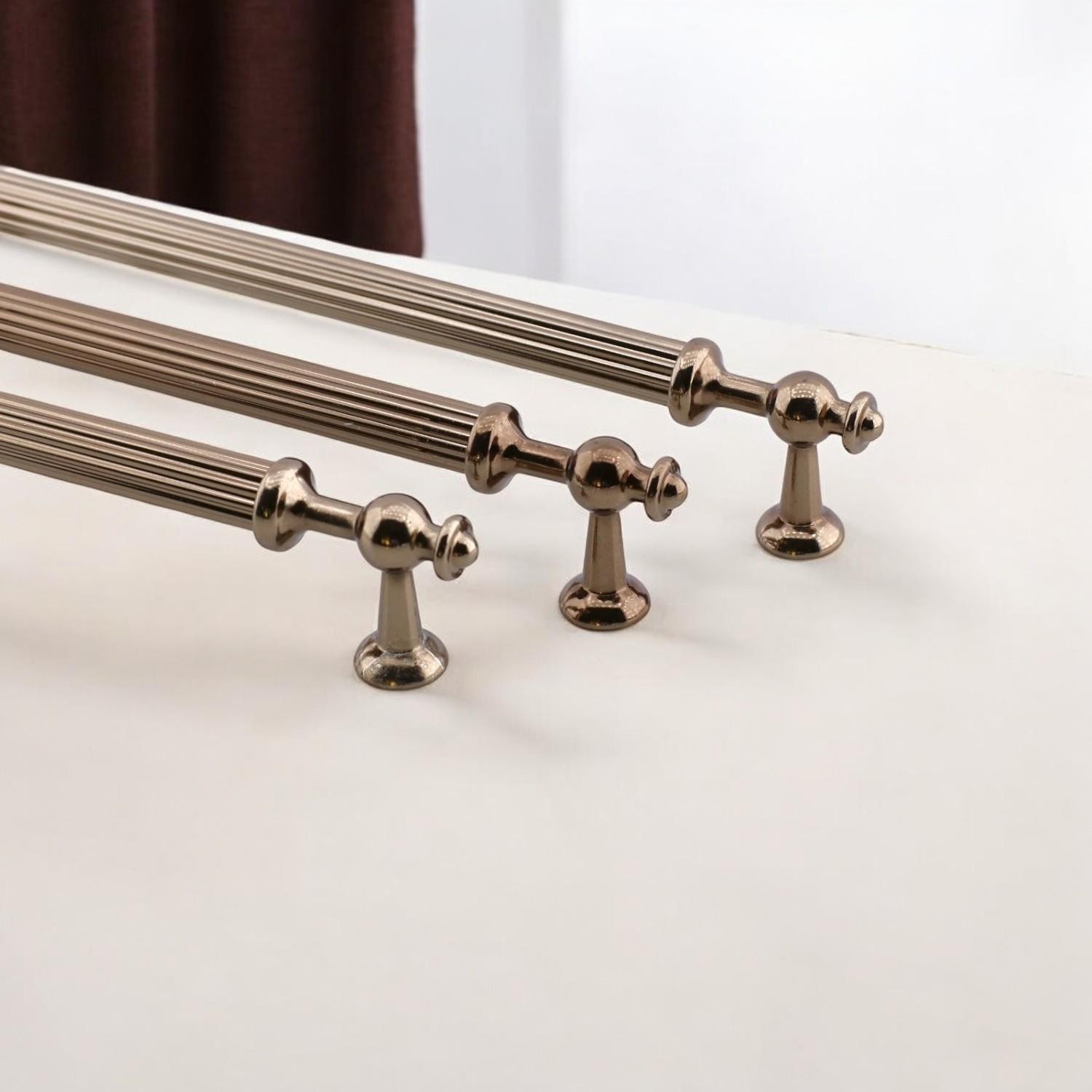 Nesil Çizgili Bronz Metal Kulp 160 mm Mobilya Çekmece Mutfak Dolabı Dolap Kulpları Kulpu Kulpları