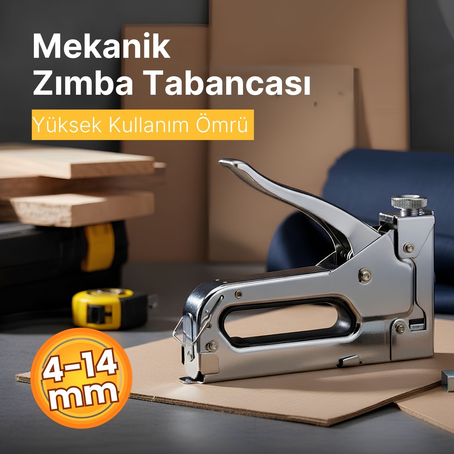 Ayarlanabilir 4-14 mm Profesyonel Metal Mekanik Zımba Tabancası El Tipi Makinesi Zımba Teli Uyumlu
