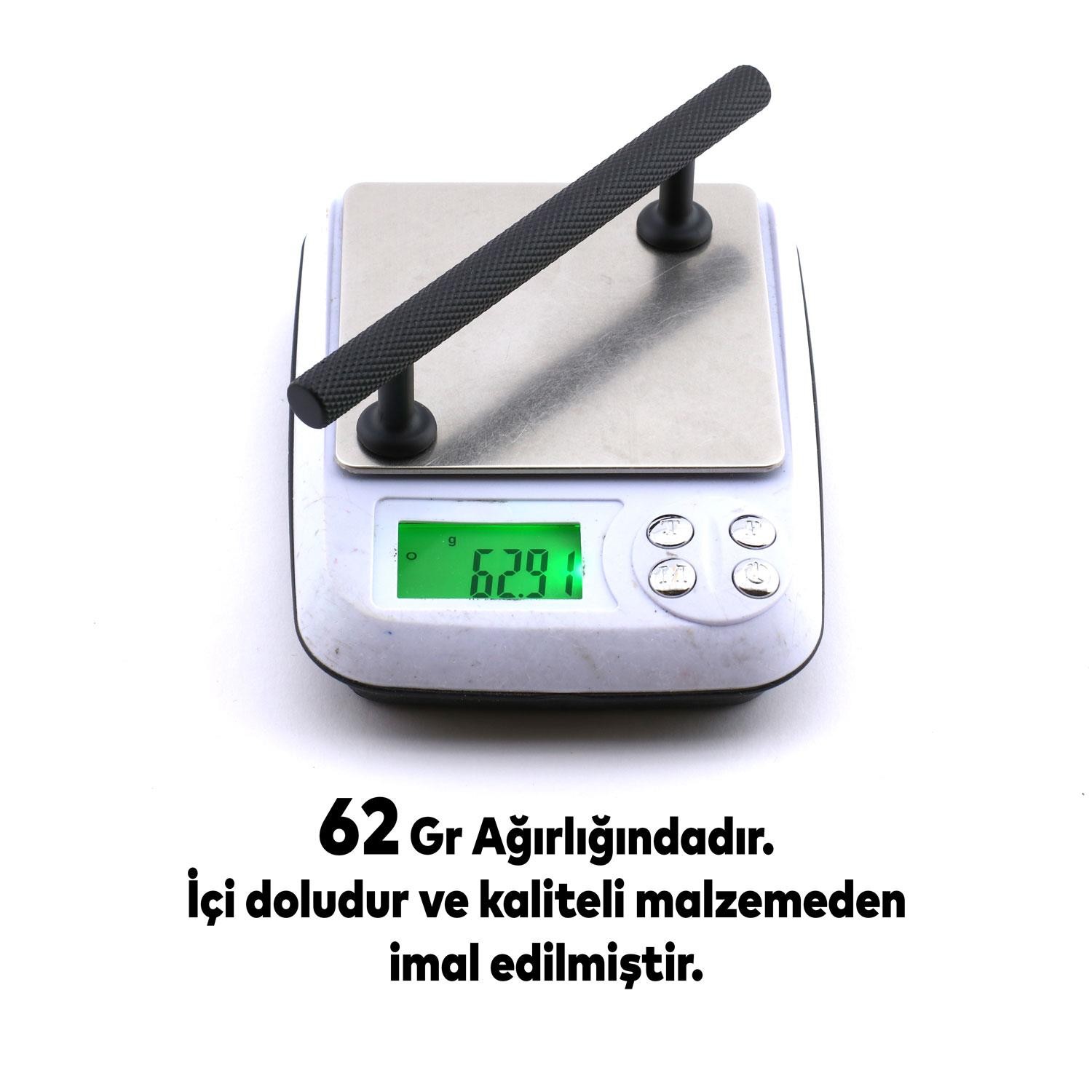 Doruk Kulp Mobilya Mutfak Dolabı Çekmece Dolap Kulpları Kapak Kulpu Kulbu Siyah 96 mm Metal