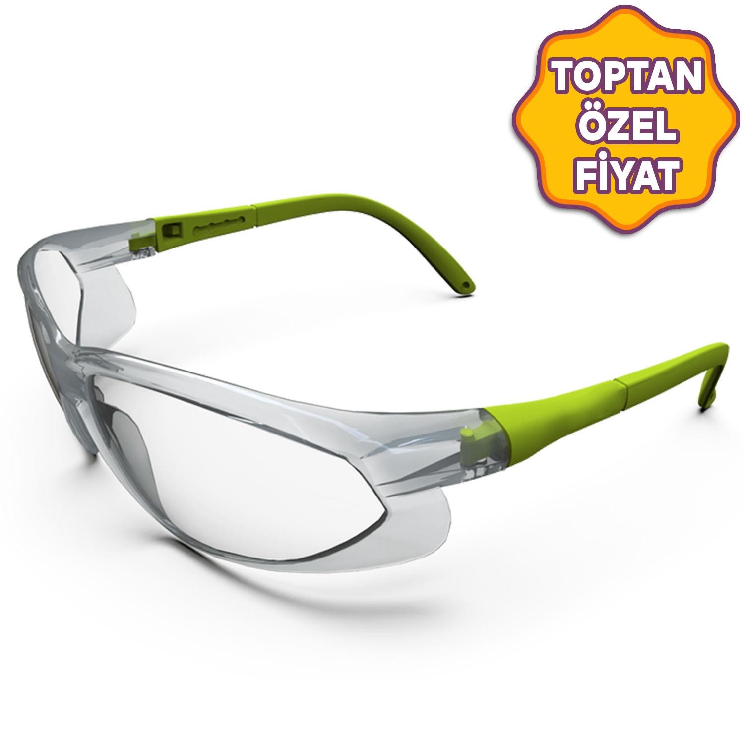 Baymax İş Güvenlik Güvenliği Gözlüğü Kulak Ayarlı Koruyucu Gözlük Şeffaf S900 Toptan Satış