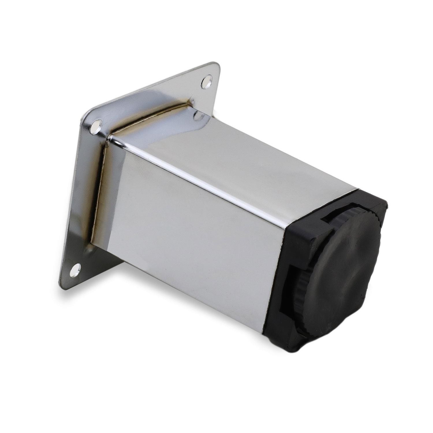 Mobilya Koltuk Kanepe Tezgah Dolap Ayağı Ayarlı 8 cm Krom Metal Ayak