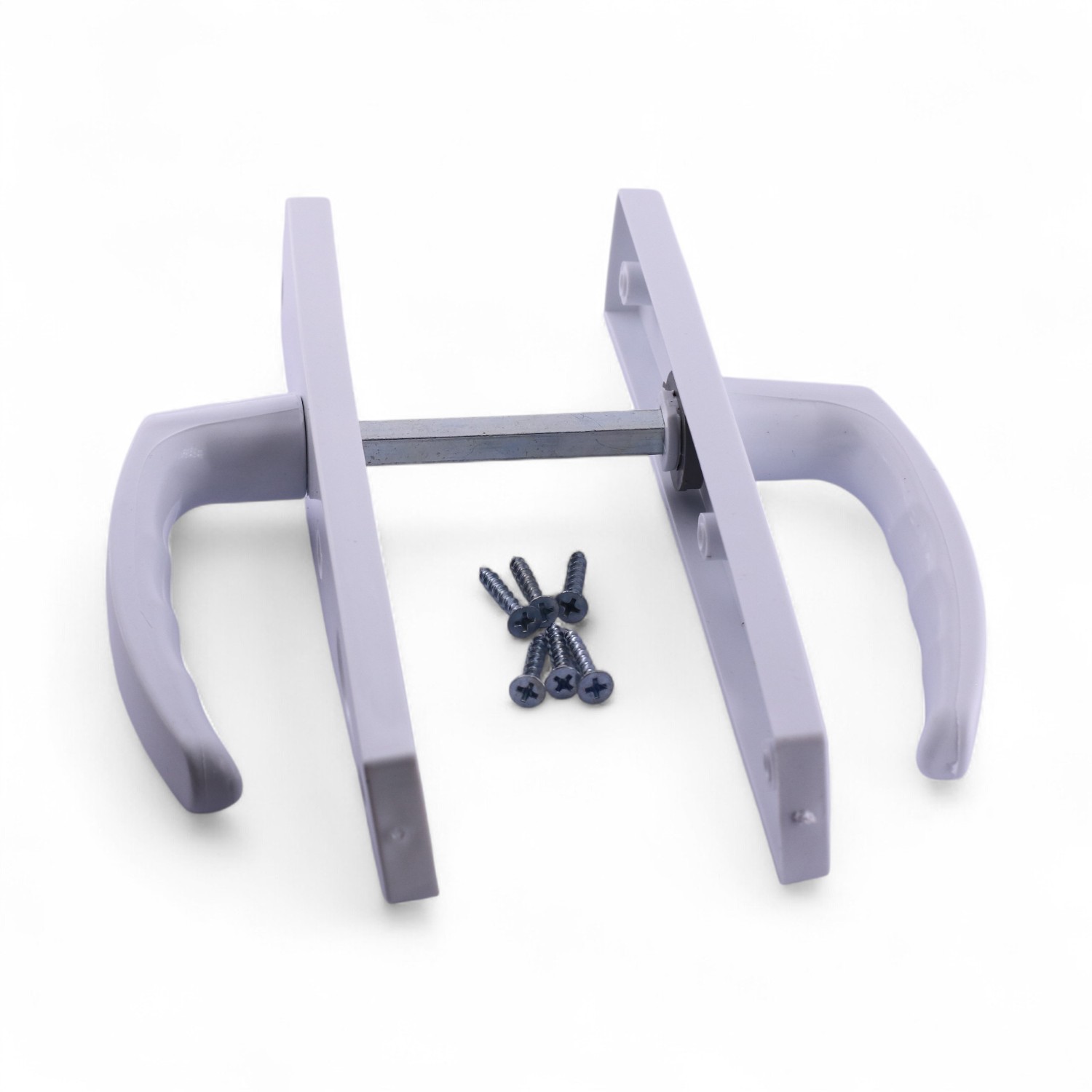 PVC 1 Takım Kapı Kolu Beyaz Balkon Banyo Tuvalet Wc Plastik Kulp Kilitsiz