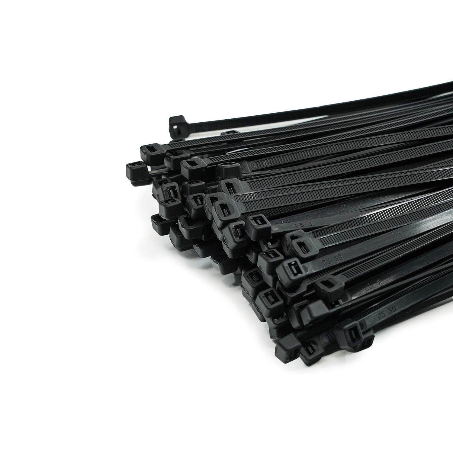 Cırt Kelepçe 3,6x370 mm Plastik 100 Adet Siyah Renk Zip Kablo Bağı Çok Amaçlı Bağlama Uzun