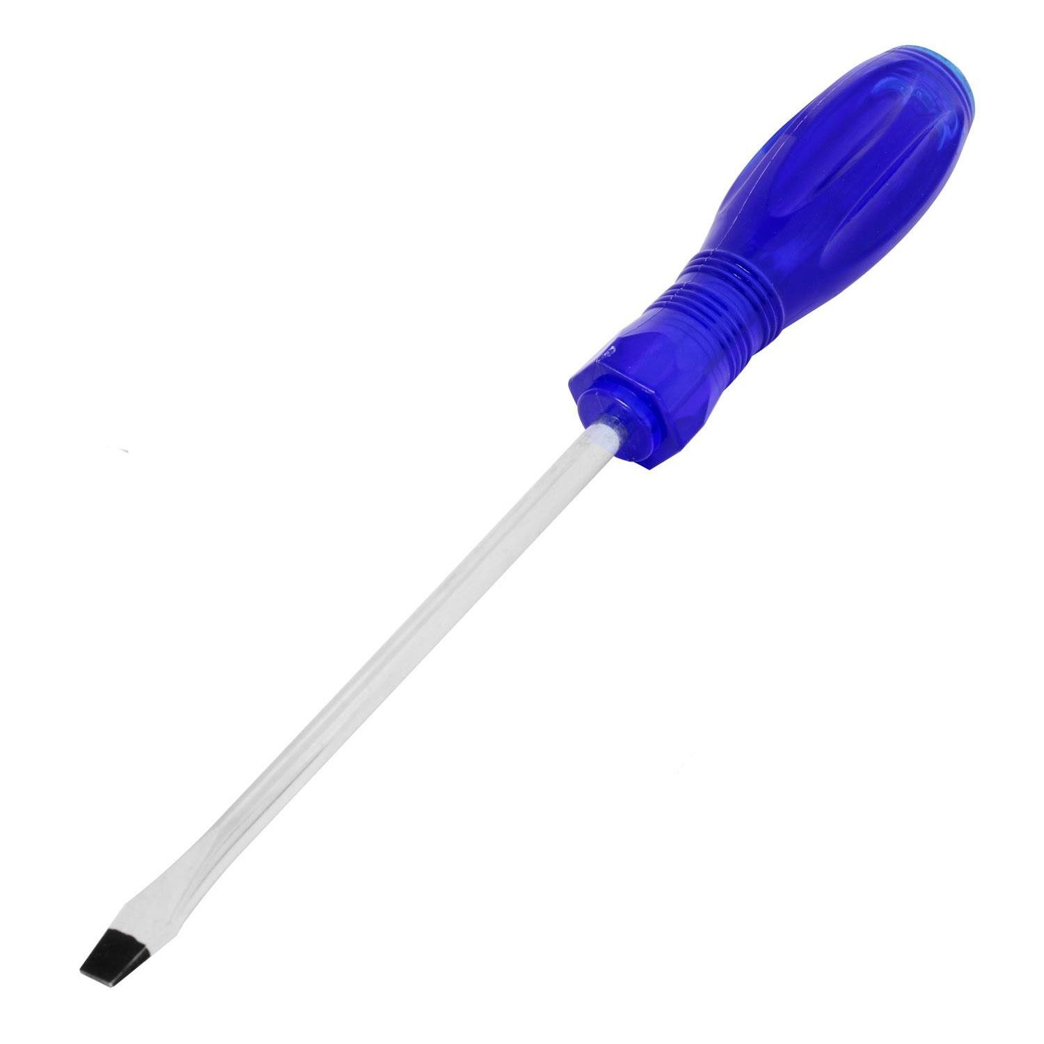 Darbeli Tornavida Düz Uçlu Mavi 25.5 cm Çelik Tornovida