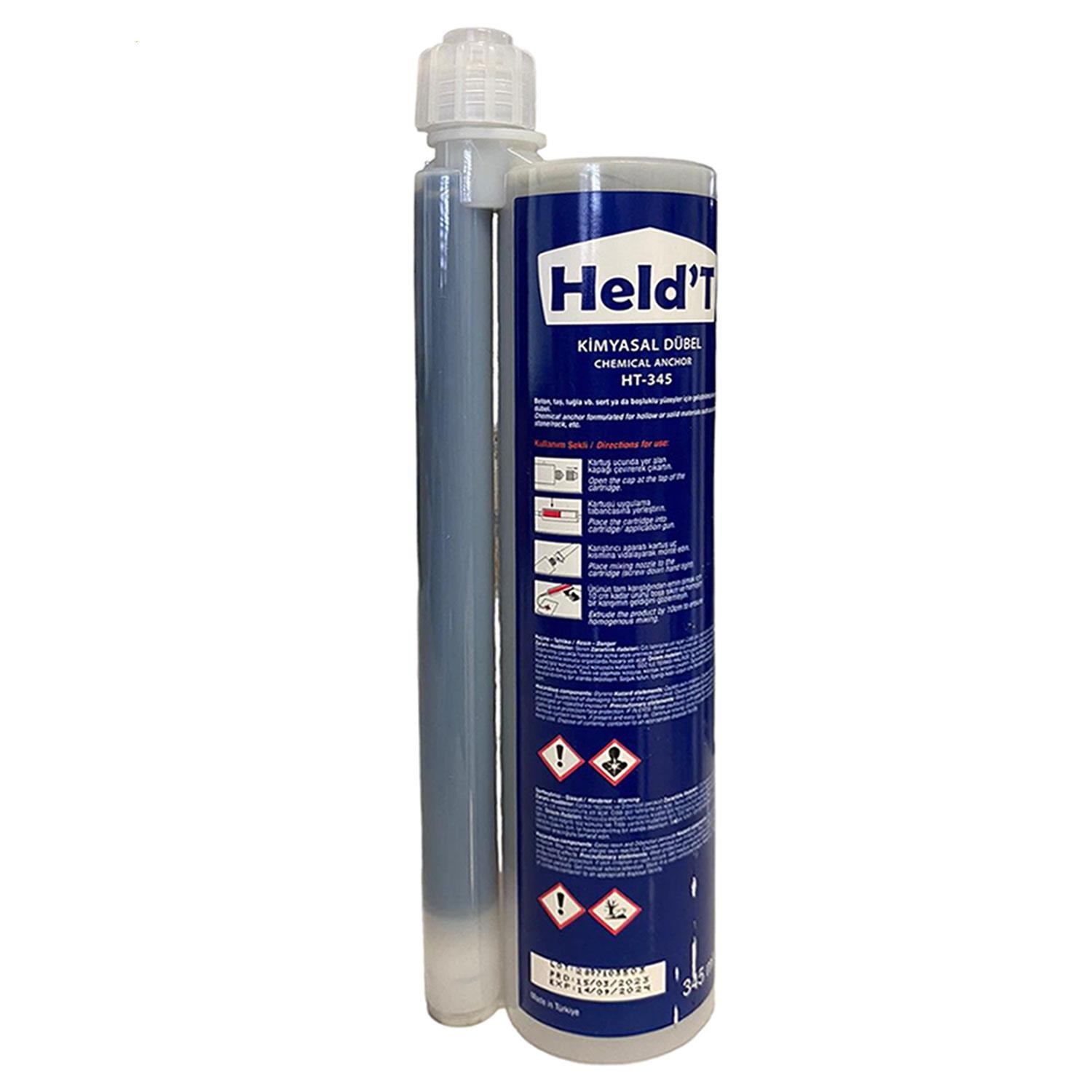 HELDT HT345 Epoksi Kimyasal Dübel F.1311 Polyester Bazlı 345 ML