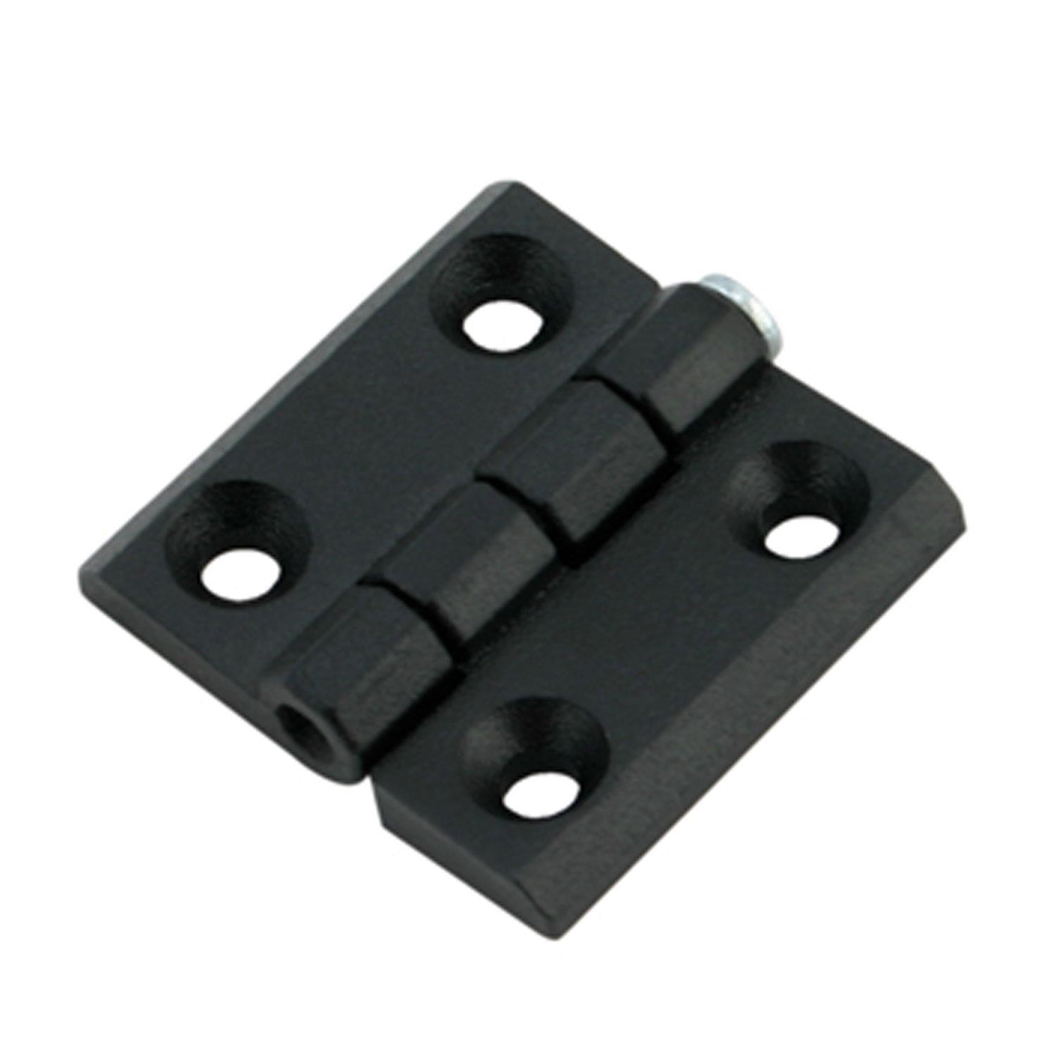 Metal Yaprak Menteşe Mat Siyah 50 x 50 mm