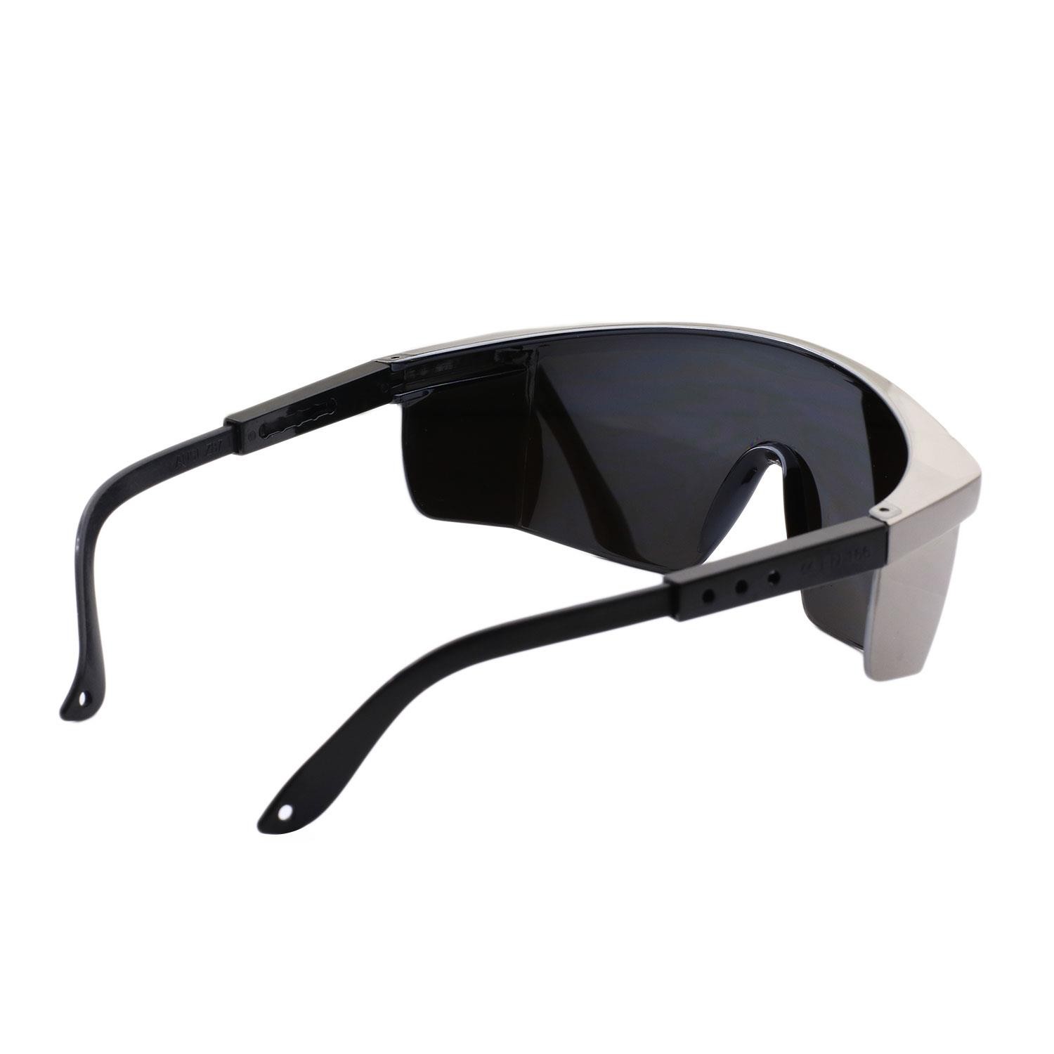 S400 İş Güvenlik Gözlüğü Antifog Buğulanmaz Kulak Ayarlı Koruyucu Gözlük Gümüş