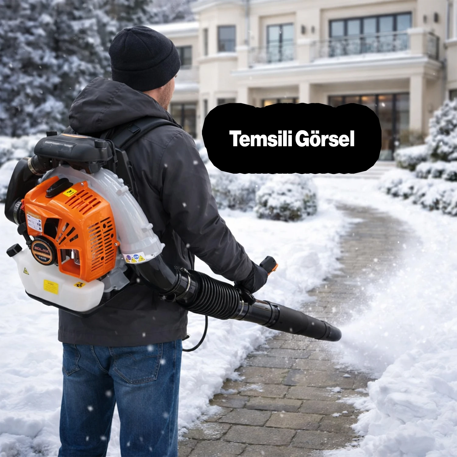 76 cc) Benzinli Sırt Taşımalı Hava Üfleme Makinesi EB985 Model 5