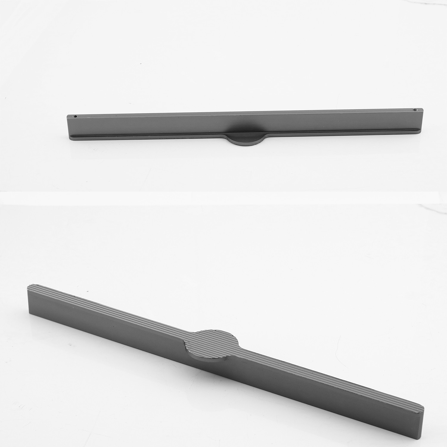 Saral Çizgili Füme Renk Metal Kulp 320 mm 32 cm Mobilya Çekmece Mutfak Dolabı Dolap Kapak Kulplar