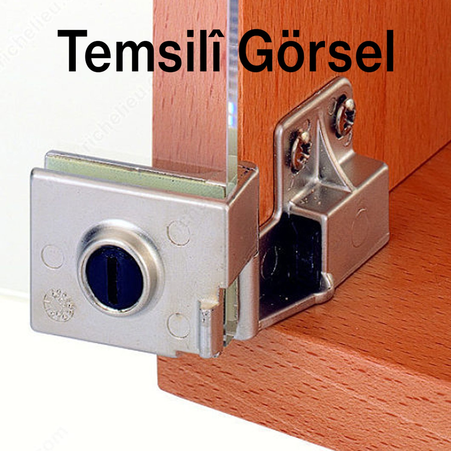 Cam Kapak Menteşesi 1 Takım Dolap Kapak Bağlantı Aparatı Mobilya Menteşe Sistemleri Krom Metal