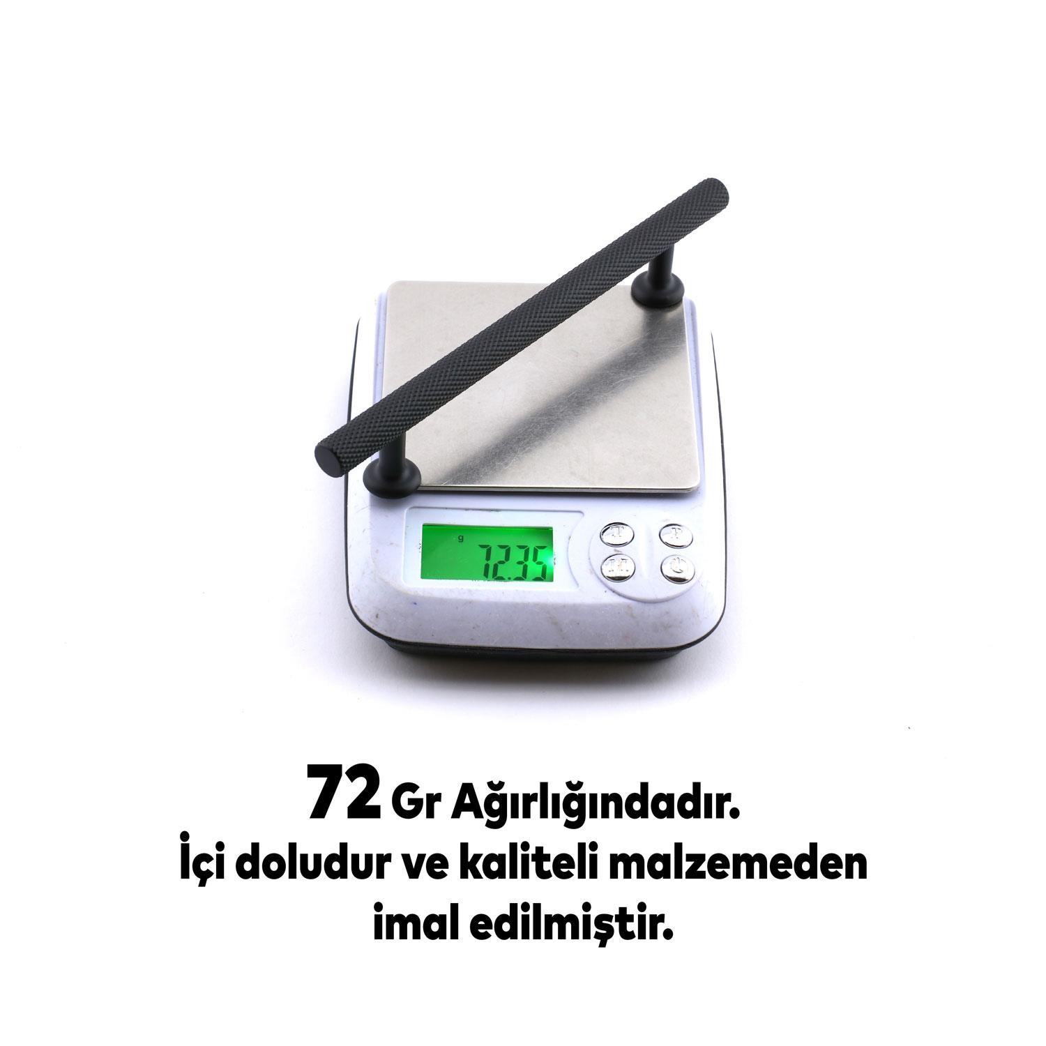 10 Adet Doruk Kulp Mobilya Mutfak Dolabı Çekmece Dolap Kapak Kulpu Kulbu Siyah 128 Mm-12.8 Cm Metal