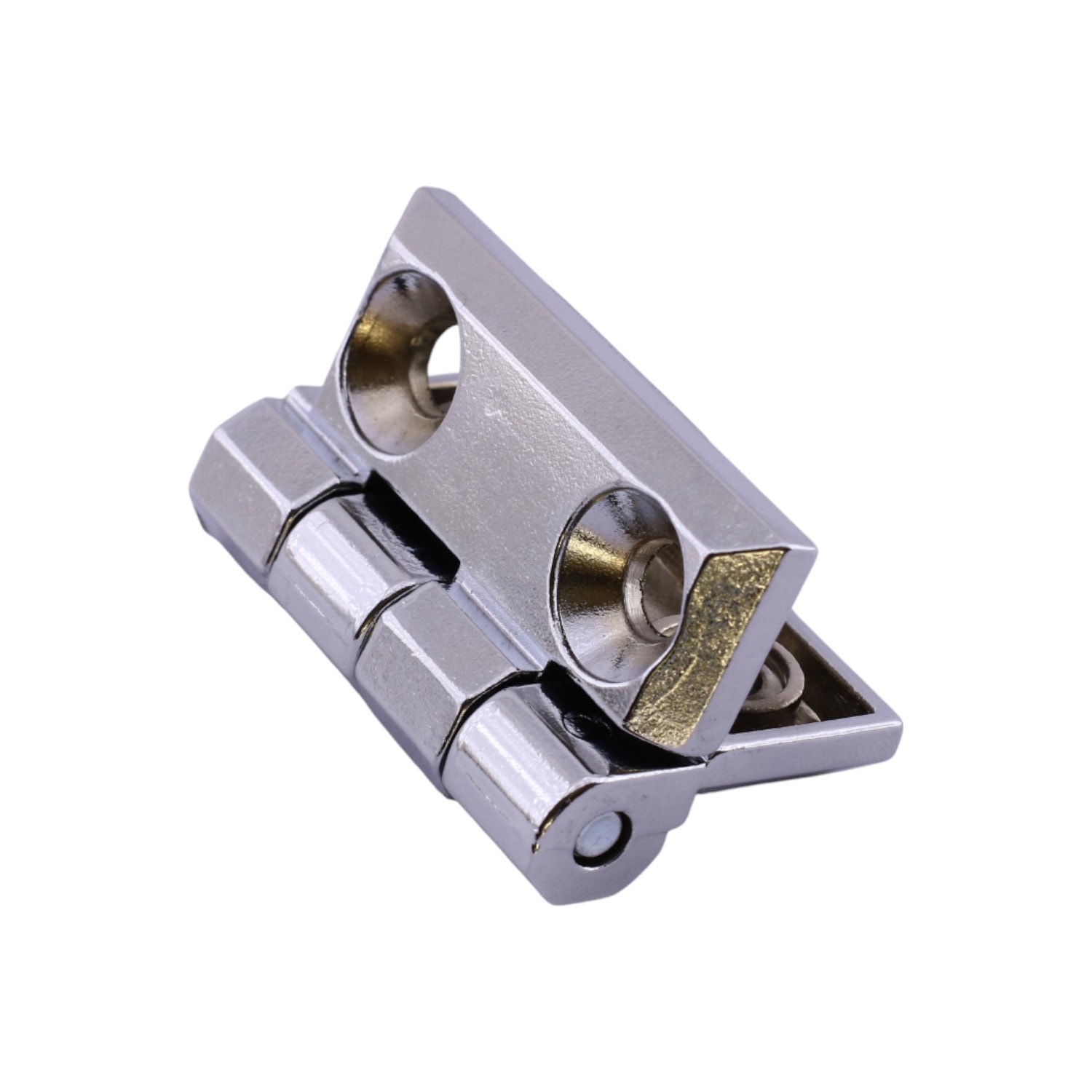 Metal 2 ADET 60x60 mm Gümüş Yaprak Menteşe Kapi Pencere Dolap Mobilya Kapak Menteşe Bağlantı