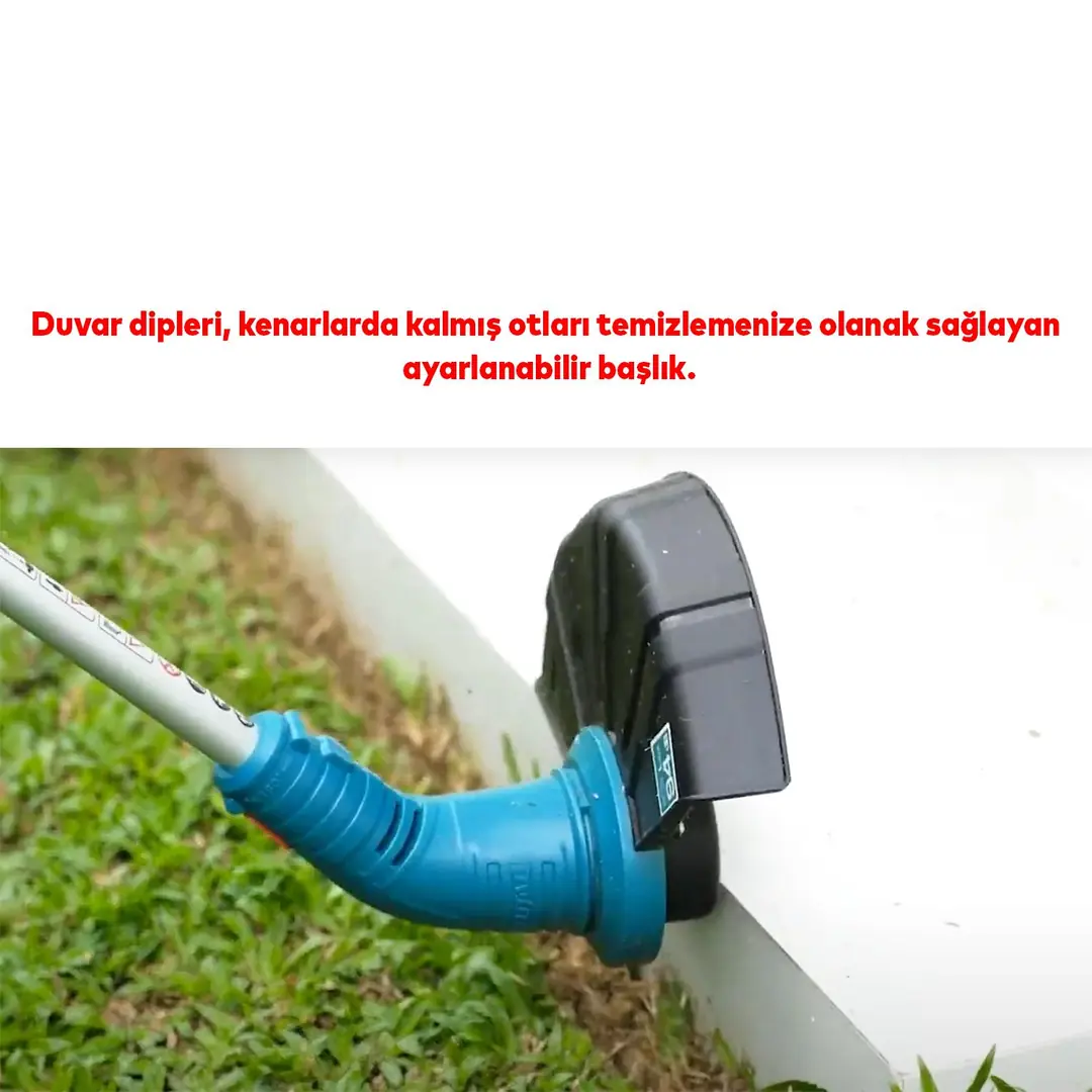 Elektrikli Şarjlı Yan Tırpan Kenar Kesme Çim Ot Biçme Li-on Tek