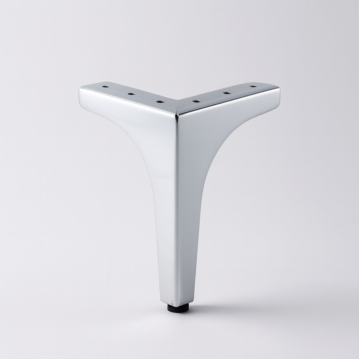 Dekor 17 cm Krom Gümüş Metal Mobilya Ayağı Dayanıklı Modern Tasarım Koltuk Sehpa Masa TV Ünitesi