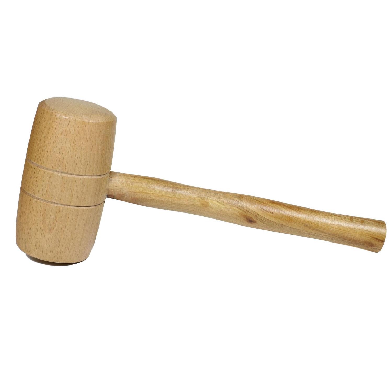 Eltos Ağaç Tokmak Ahşap Hobi Çekici Tokmağı 65 mm