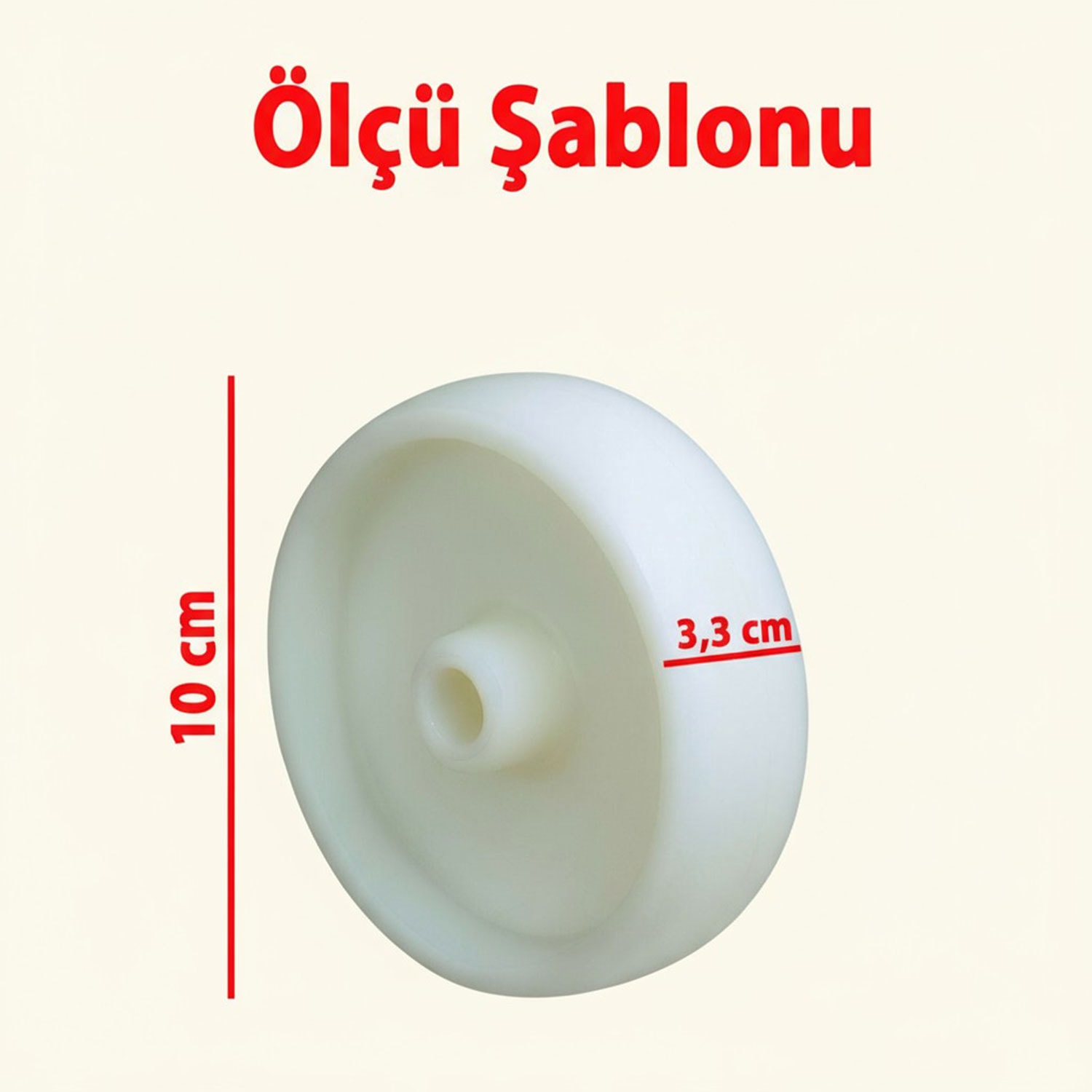  Poliamid Yedek Beyaz Teker 2’li Set 100x35 mm Dayanıklı Endüstriyel Sanayi Tipi Tekerlek