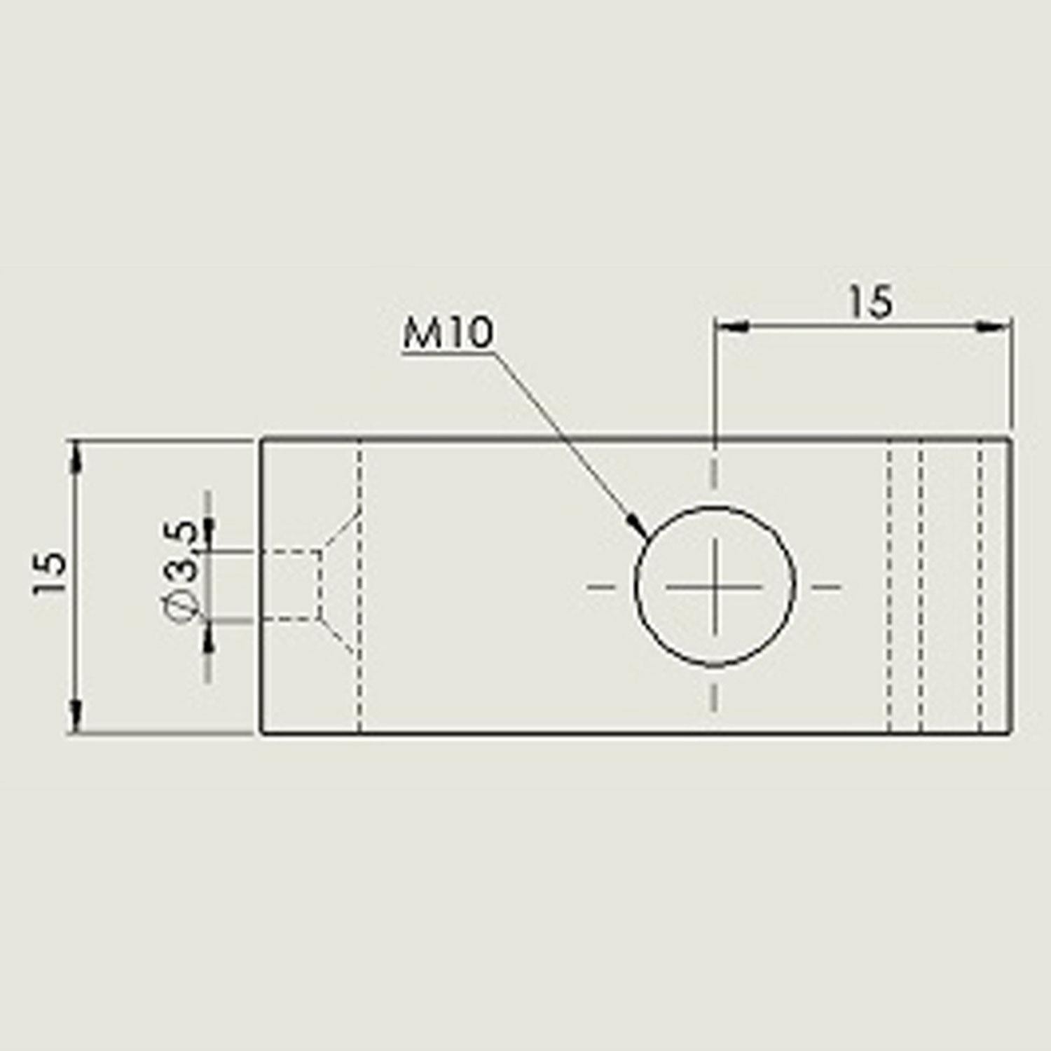 Cam Tutucu Ahşap Raf Tutucu Cam Etejeri Metal U Tipi Mat Siyah Metal Vidalı (4 ADET)