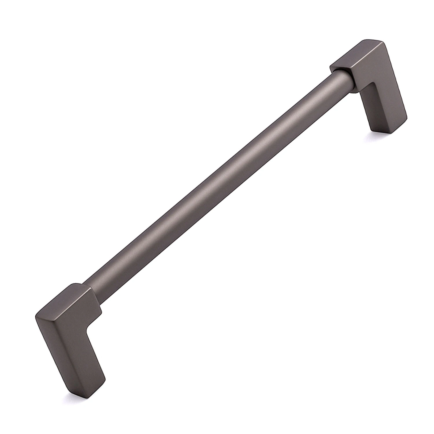 Nova 224 mm Metal Füme Mobilya Kulp Çekmece Dolap Kapak Kolu Kulpu Kulpları Modern Dayanıklı Tasarım