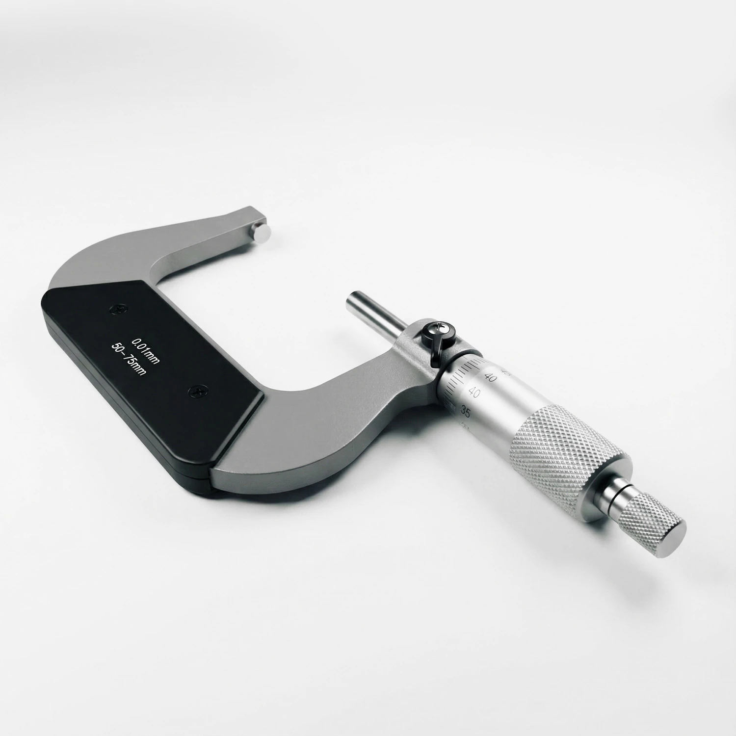 Standart Dış Çap Mikrometresi 50-75MM 0,01 Hassasiyette Ölçüm Taşıma Çantası İle