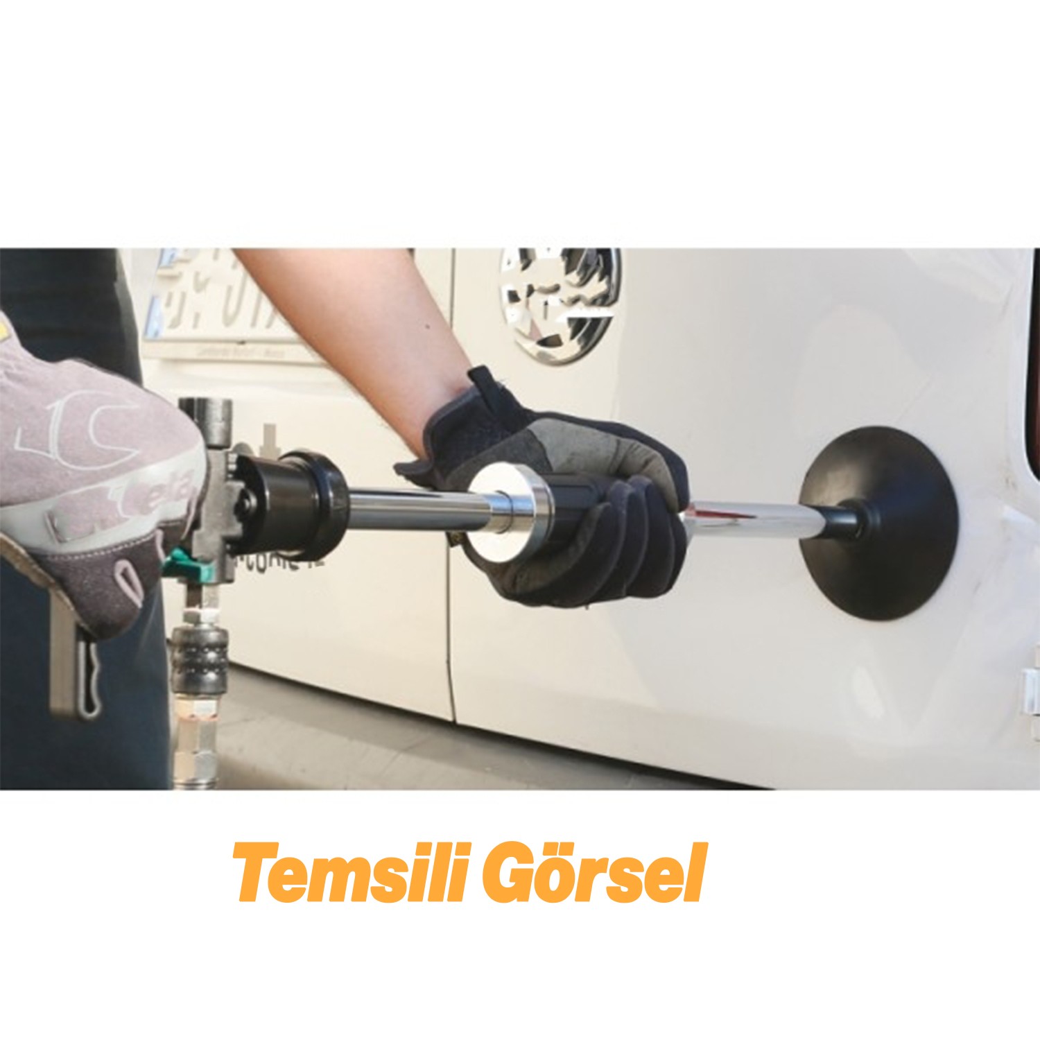 Havalı Boyasız Kaporta Göçük Düzeltme Vantuz 1/4" 3 Çeşit Hava Çektirme Pnömatik Vakum 75-100-125 mm
