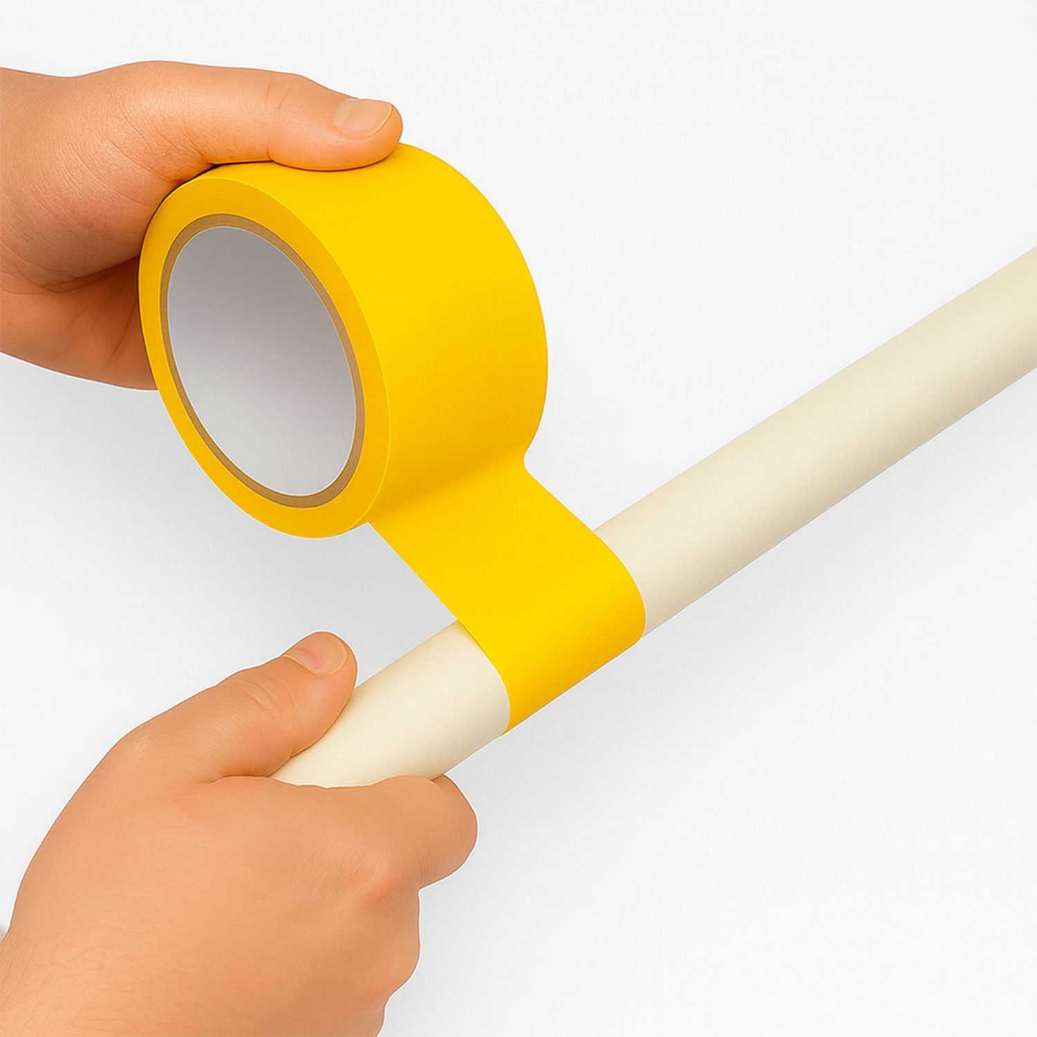 Sarı Tamir Bandı 75 mm x 10 mt Çok Amaçlı Güçlü Yapışkanlı Suya Dayanıklı Onarım Yalıtım Bandı