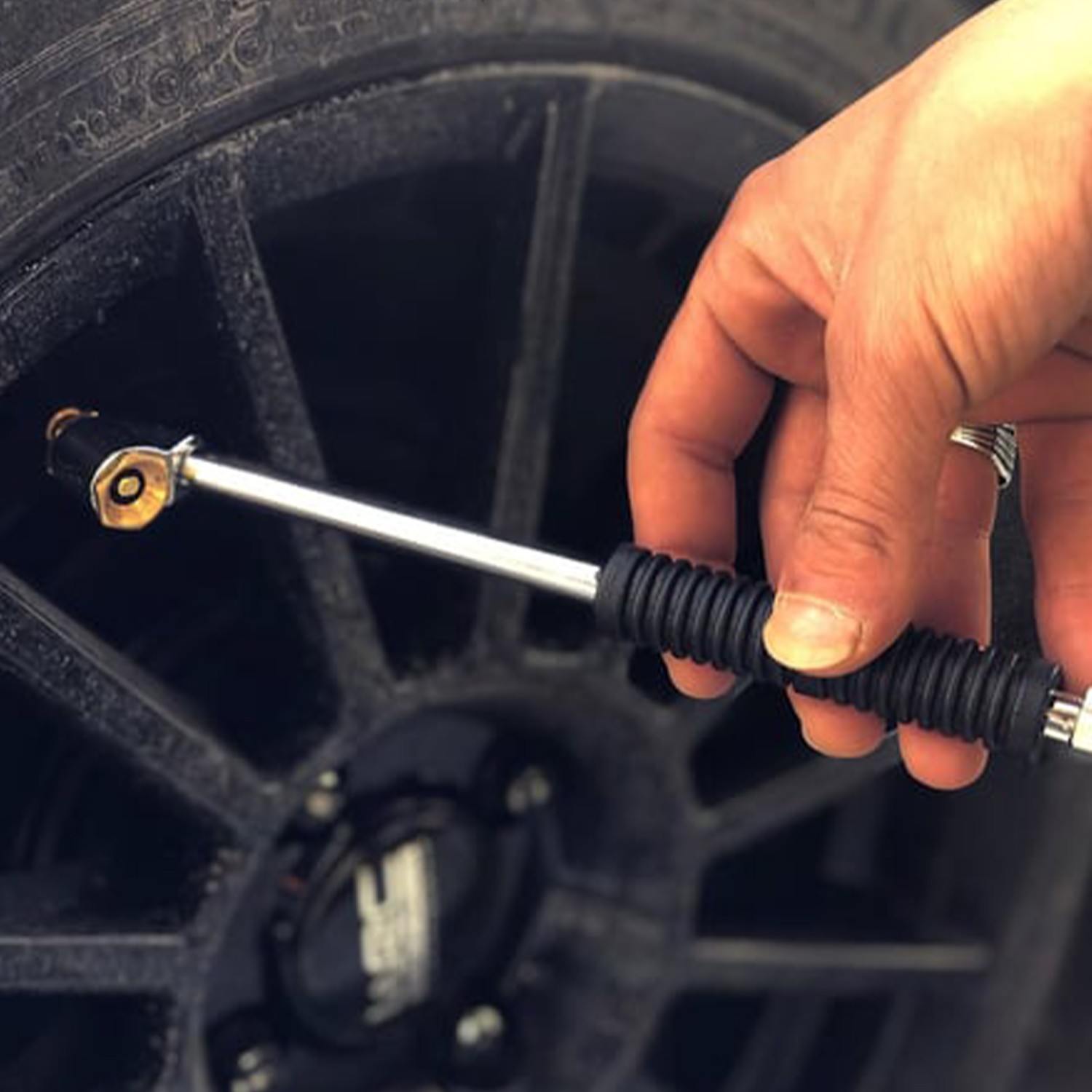 Çift Taraflı Lastik Şişirme Hava Jakı 1/4 İnç Hava Basınç Aparatı Oto Lastik Tabancası Ucu Başlığı