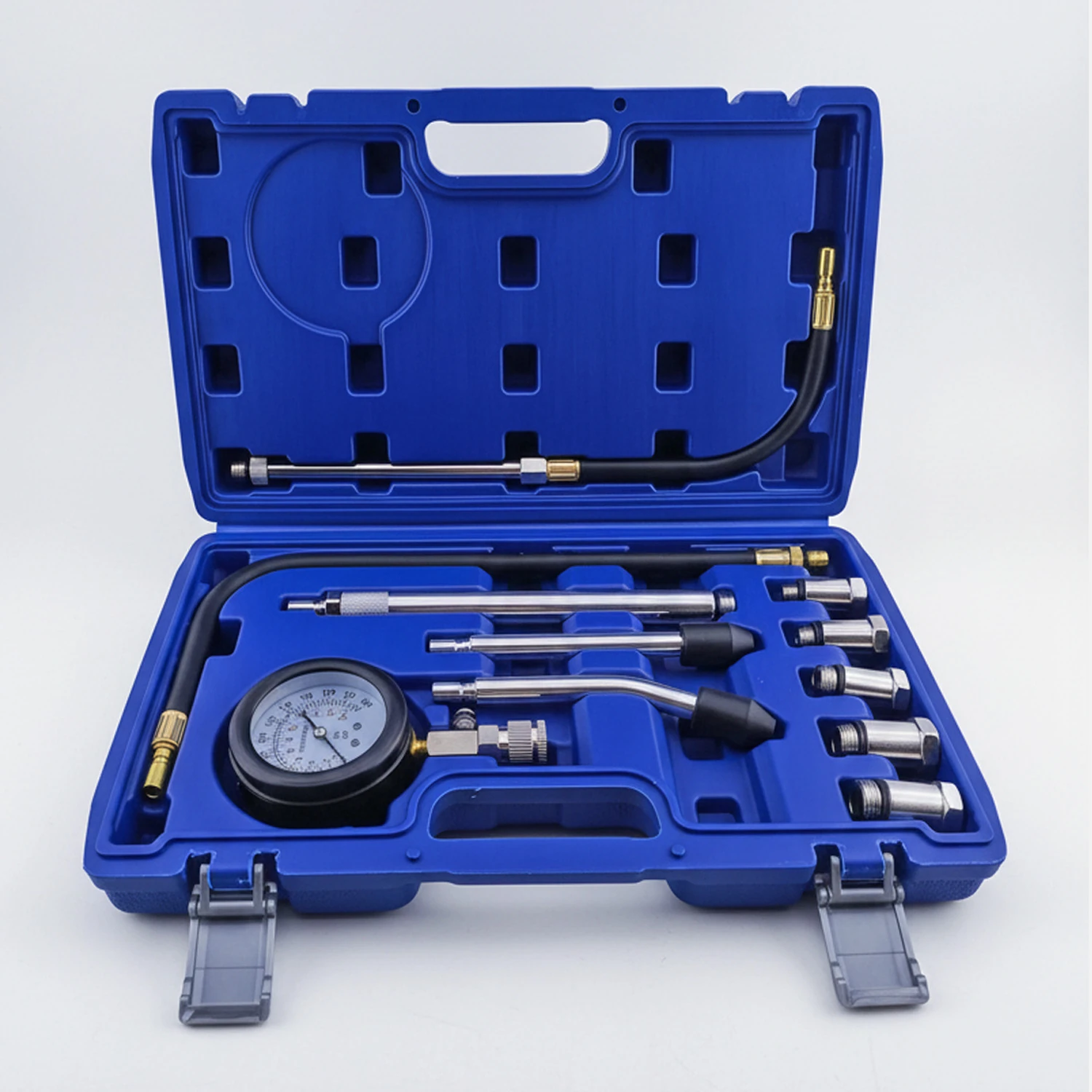 Mavi Taşıma Çantasında NT0011 Motor Kompresyon Test Cihazı 11 Parça