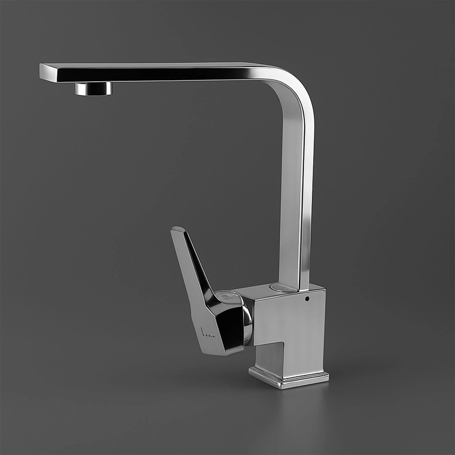 Modern Tasarım Krom Lavabo Bataryası Paslanmaz Pirinç Malzeme Uzun Ömürlü Banyo Bataryası