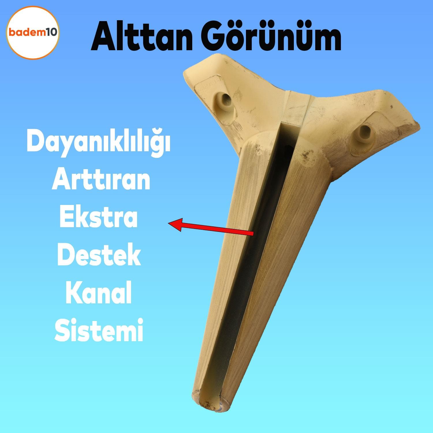 Aspen Lüks Mobilya Kanepe Koltuk Tv Ünitesi Konsol Ayağı Ayakları 20 Cm (4 ADET)