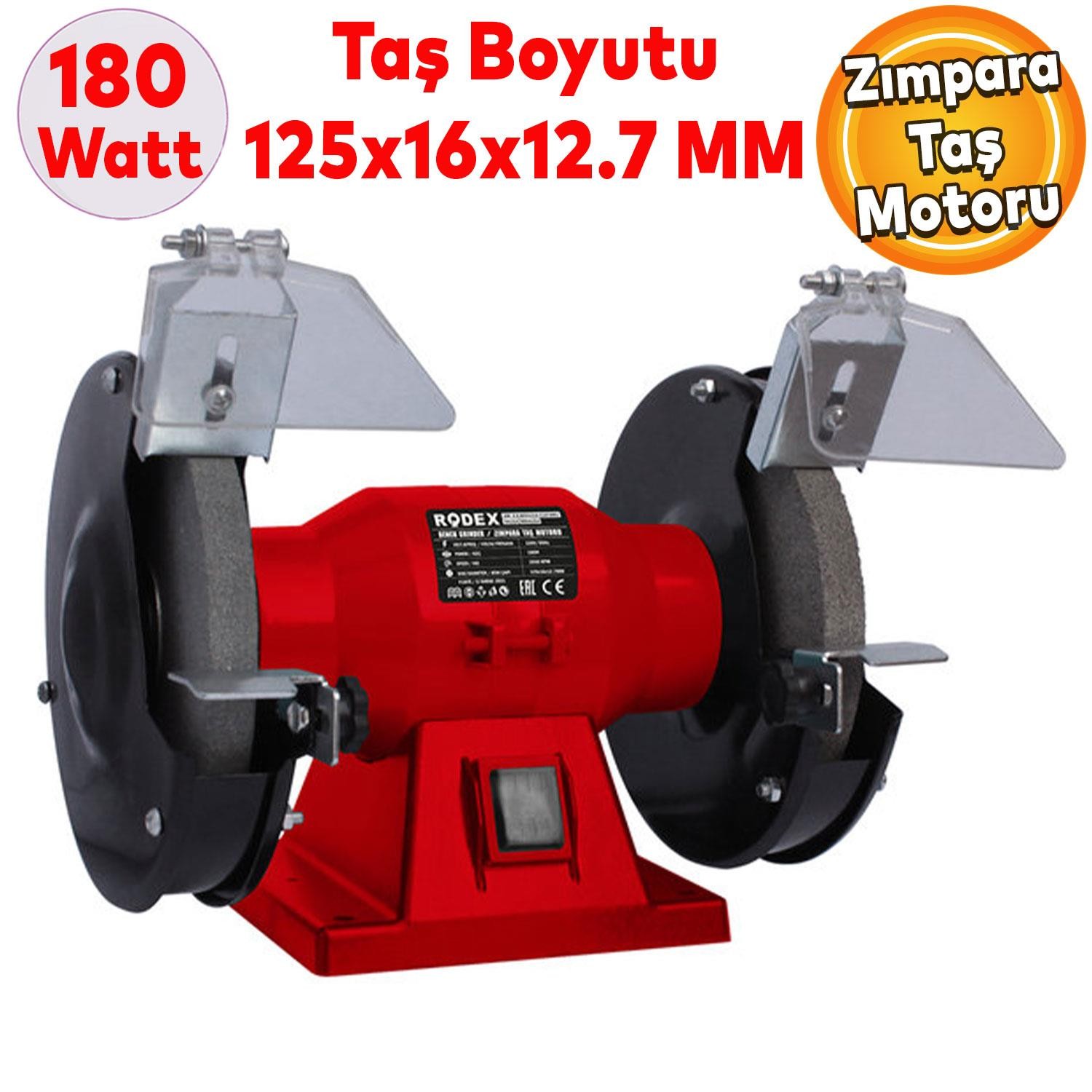 Rodex RDX4121A Taş Motoru Bıçak Bileme Makinesi 125 mm 180W