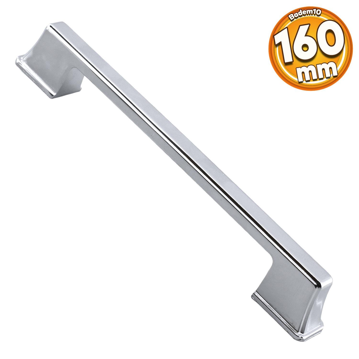 Cemre Kulp 160 mm Metal Krom Mobilya Çekmece Mutfak Dolabı Dolap Kapak Kulpları Kulbu Kulpu