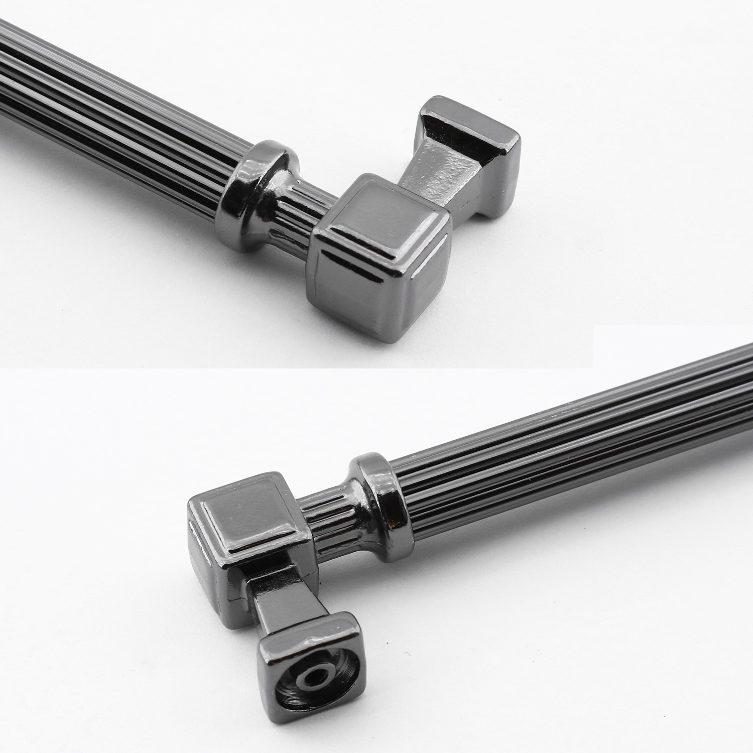Talas Füme Çizgili Metal Lüks Kulp 192 mm 19.2 cm Mobilya Mutfak Çekmece Dolabı Dolap Kulpları Kulb