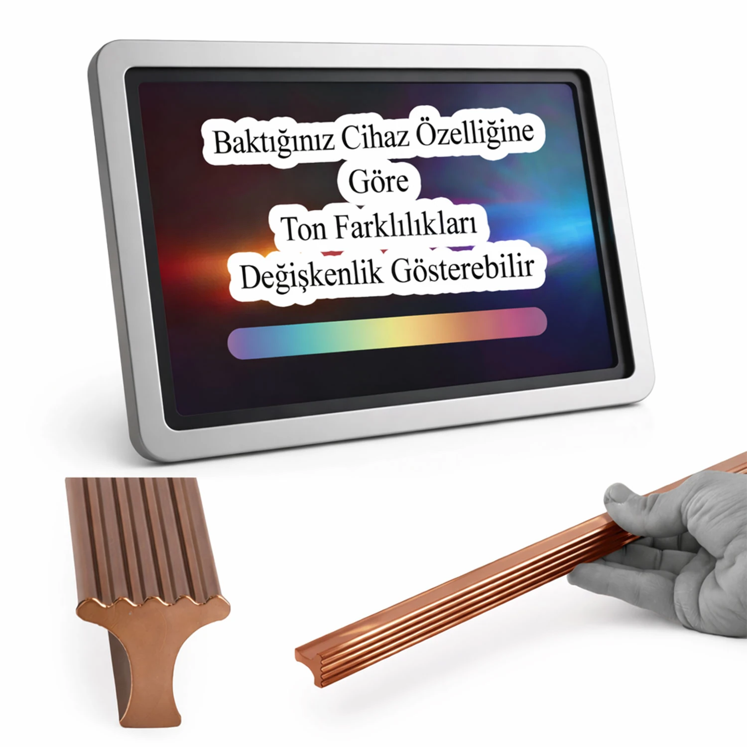 FOÇA Bronz Uzun Çekmece Kulp 1184 mm Metal Dolap Kulpu Mutfak