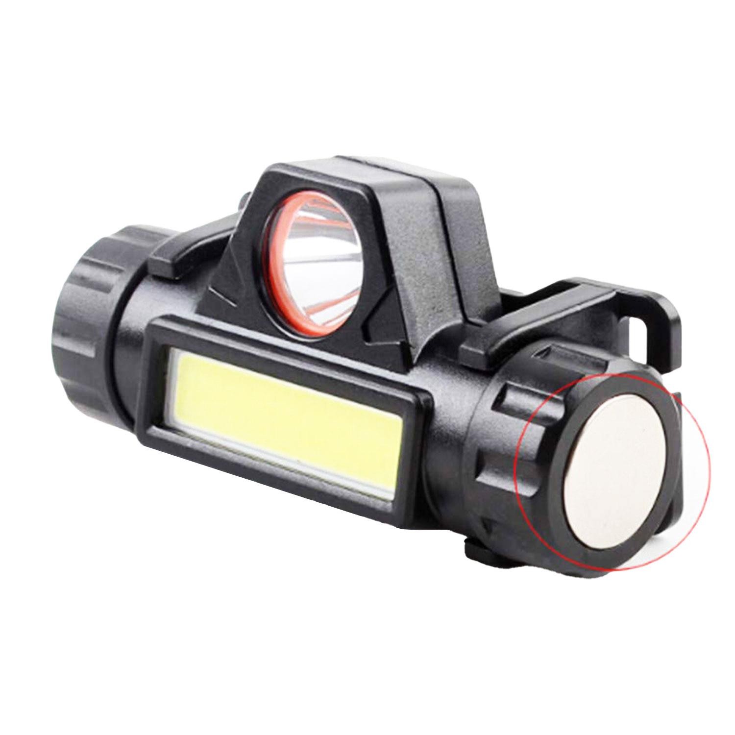 High Power Ledli Kafa Lambası Usb Sarjlı Fener Headlamp