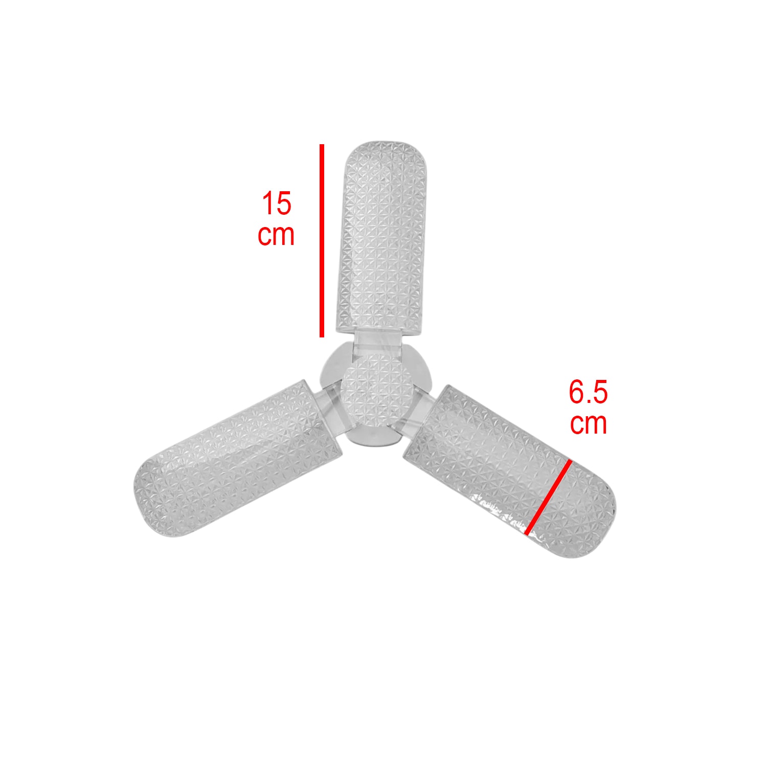 Üç Pervaneli Tasarruflu Ampul 40 W Led Lamba Beyaz E27 Duy 3600 Lümen Uzun Ömürlü 220 Volt 1 Adet