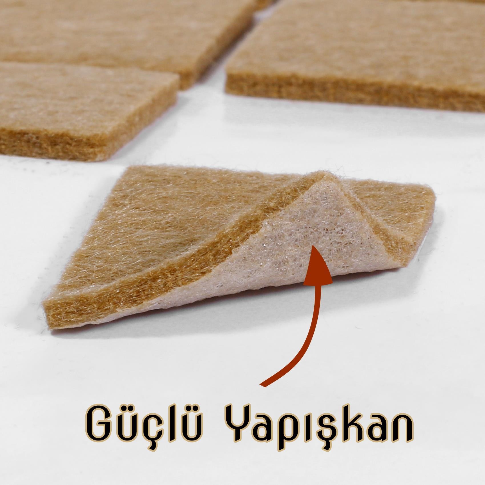 Masa Sandalye Parke Zemin Koruyucu Keçe Yapışkanlı 40 mm (15'Li PAKET)