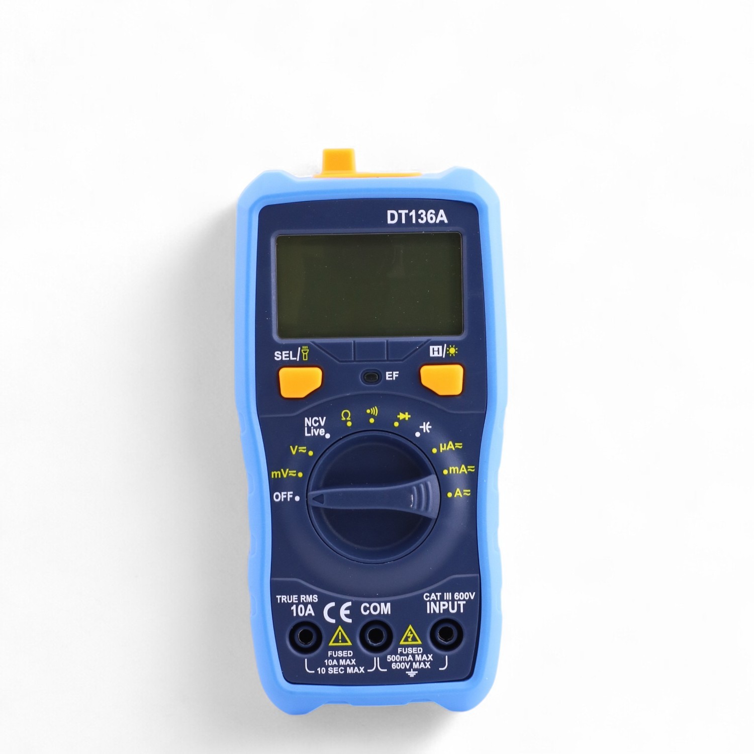 600V Dijital Multimetre Elektrik Ölçü Cihazı Aleti Ampermetre Direnç Akım Voltaj Ölçer