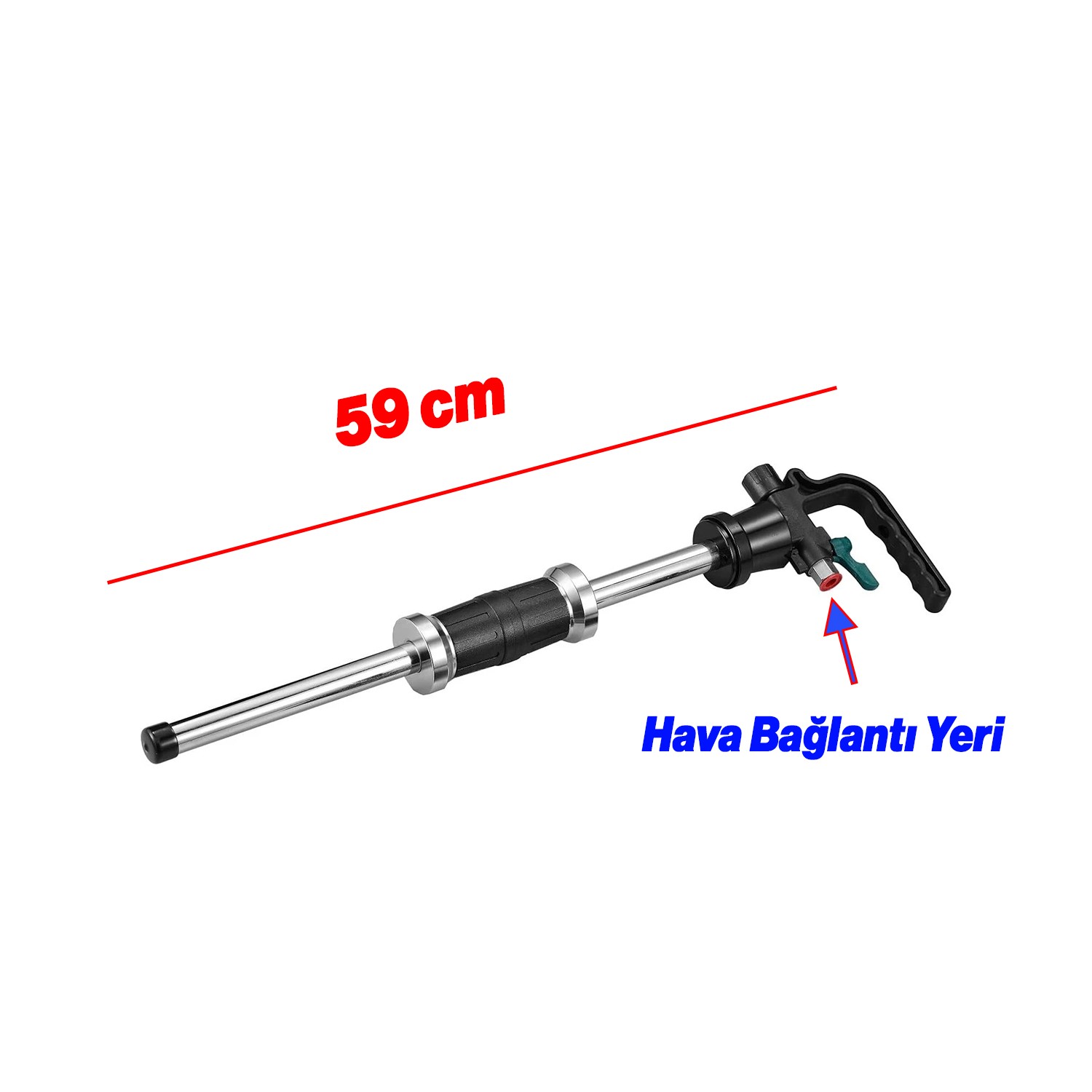 Havalı Boyasız Kaporta Göçük Düzeltme Vantuz 1/4" 3 Çeşit Hava Çektirme Pnömatik Vakum 75-100-125 mm