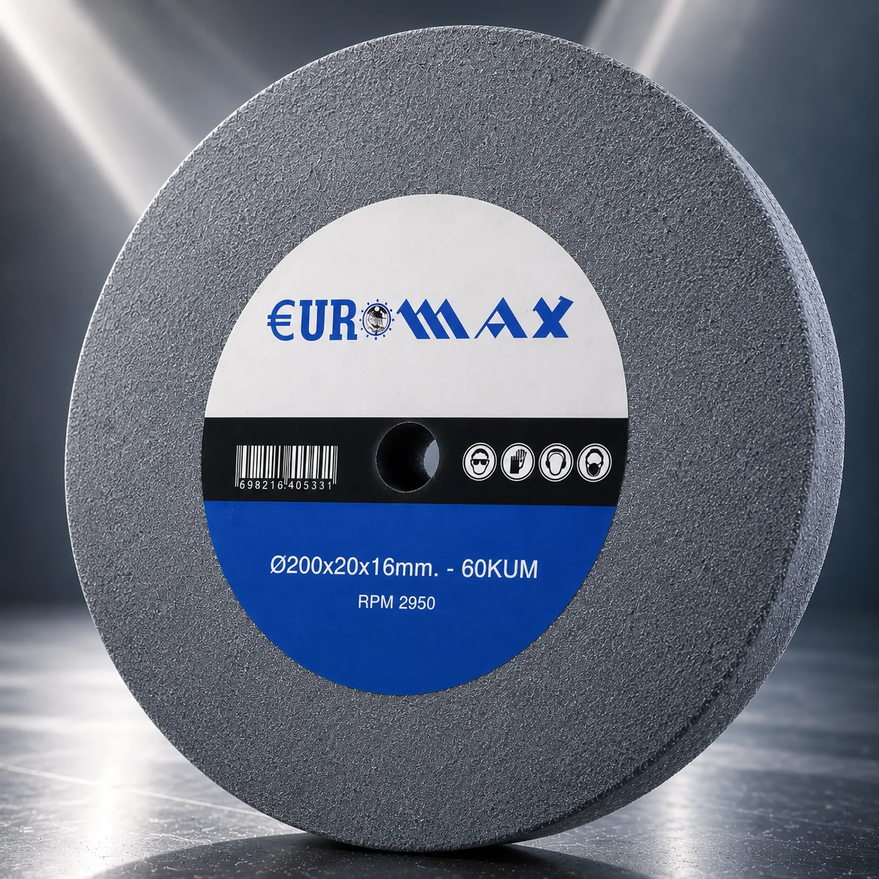 Zımpara Makinesi Taşı 200x20x16 mm 60 Kum Taşlama Bileme Taşı 2950