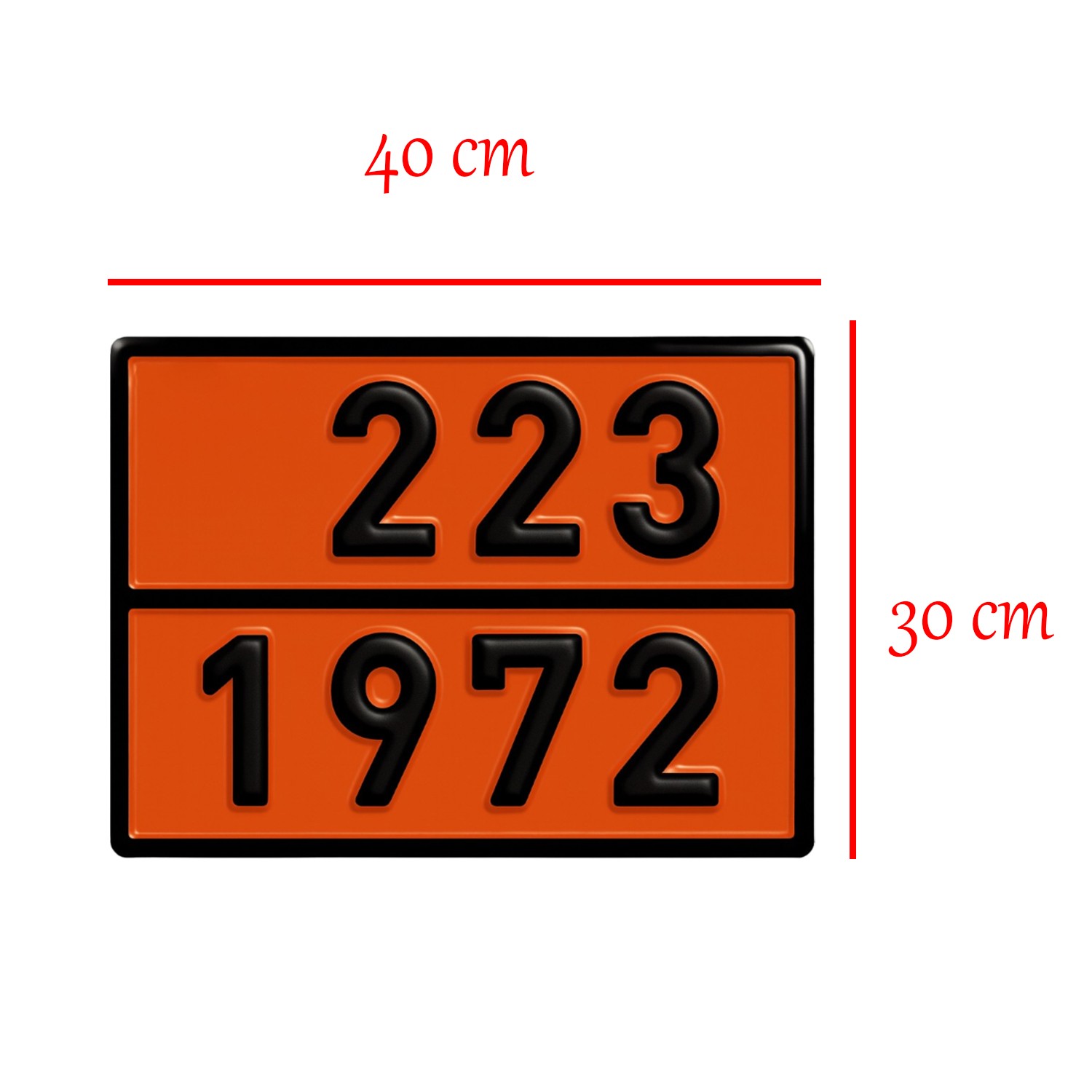 Metal 40x30 cm Levha (1 Çift) 223-1972 Metan Soğutulmuş Sıvı LNG Doğal Gaz Tehlikeli Madde Uyarısı